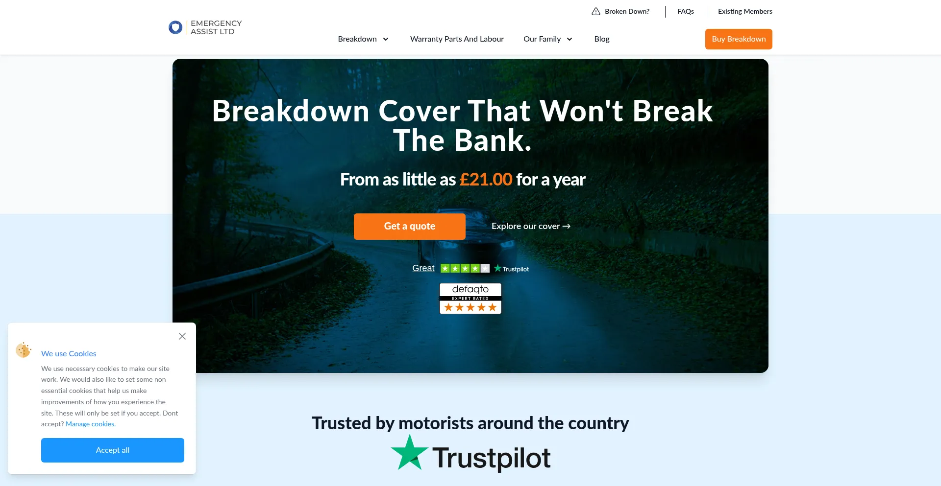 ¿És Seguro y Confiable Emergencyassistltd.co.uk?