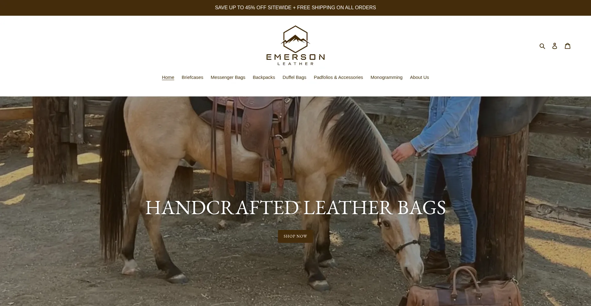Emersonleatherbags.com