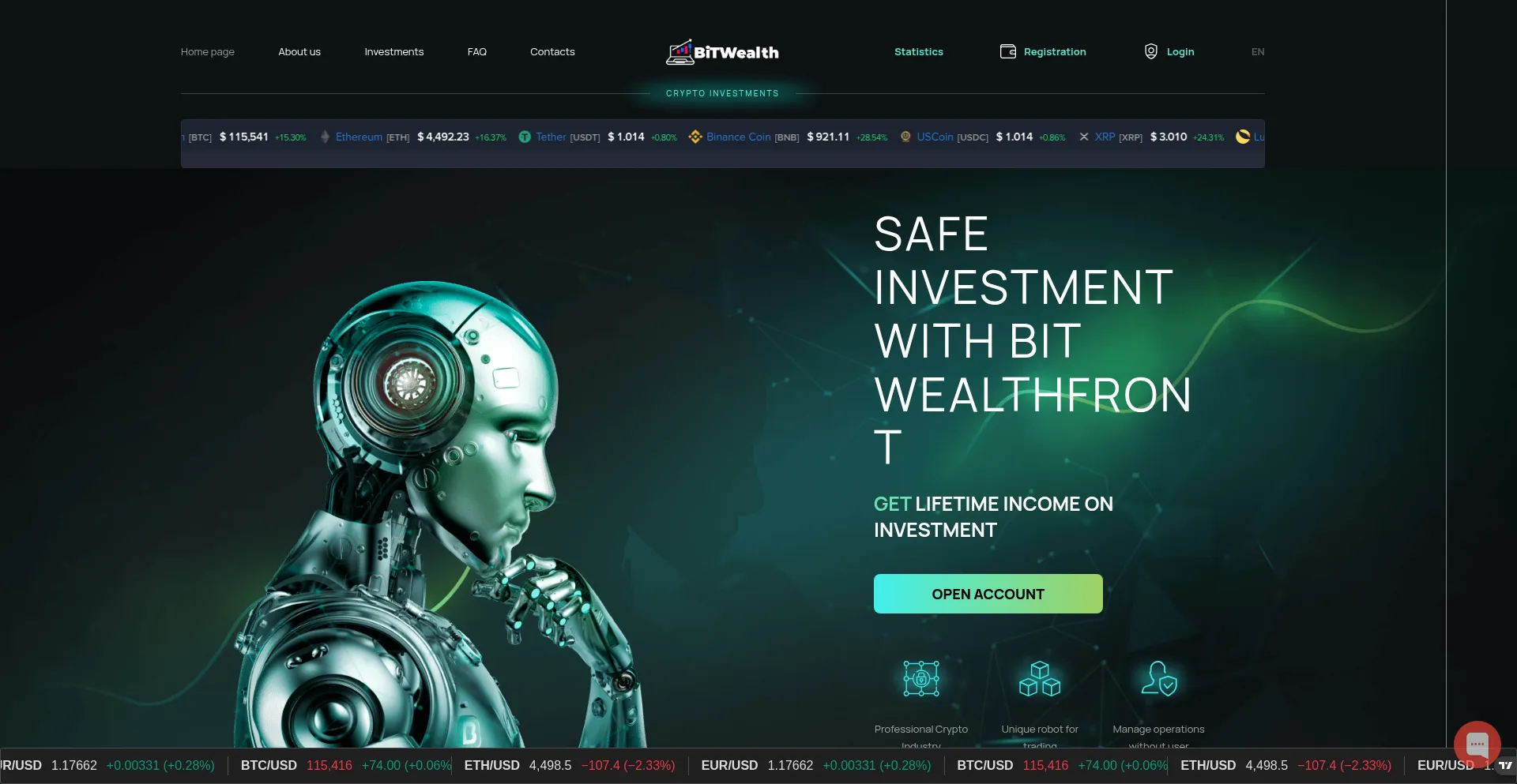 ¿És Seguro y Confiable En.bitwealthfronts.com?