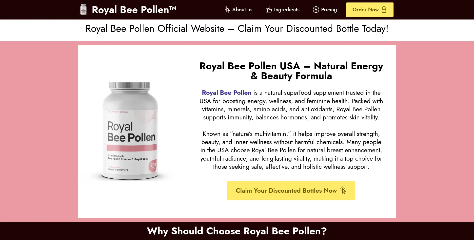 ¿És Seguro y Confiable En-en-royalbeepollen.us?