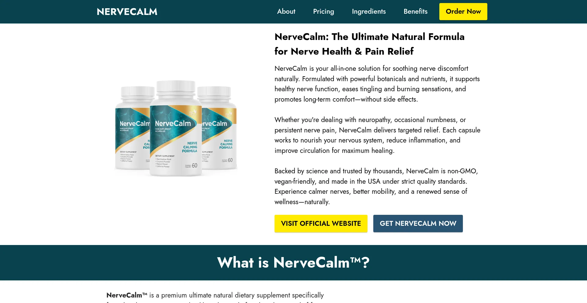 ¿És Seguro y Confiable En-nerve-calm.com?