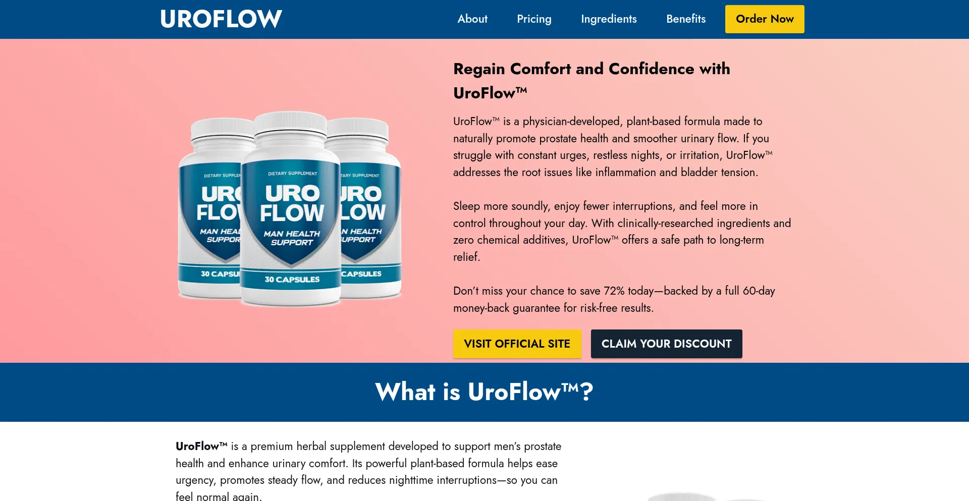 ¿És Seguro y Confiable En-usa-uroflow.com?