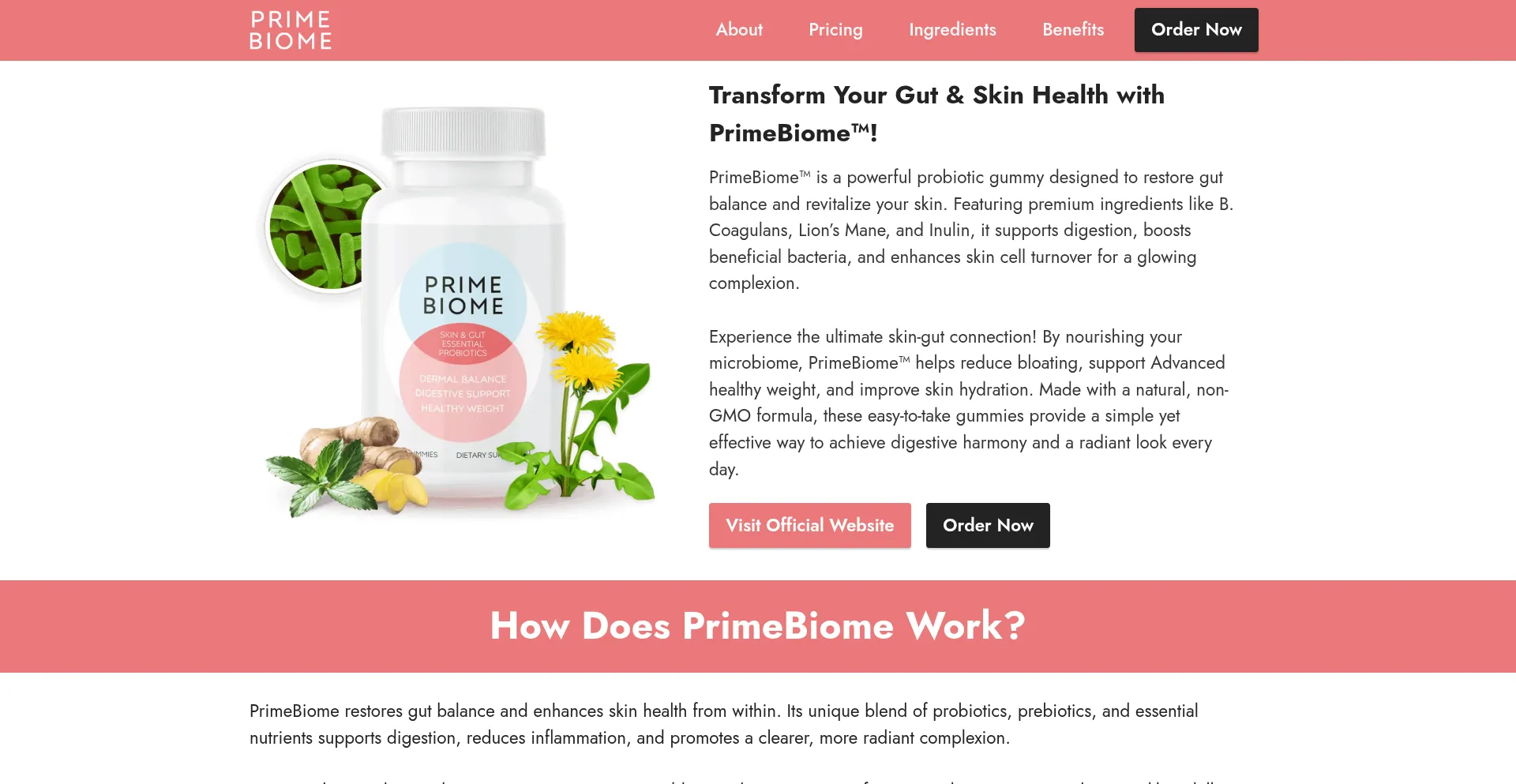 Website screenshot of Eng-en-us-primebiome.com
