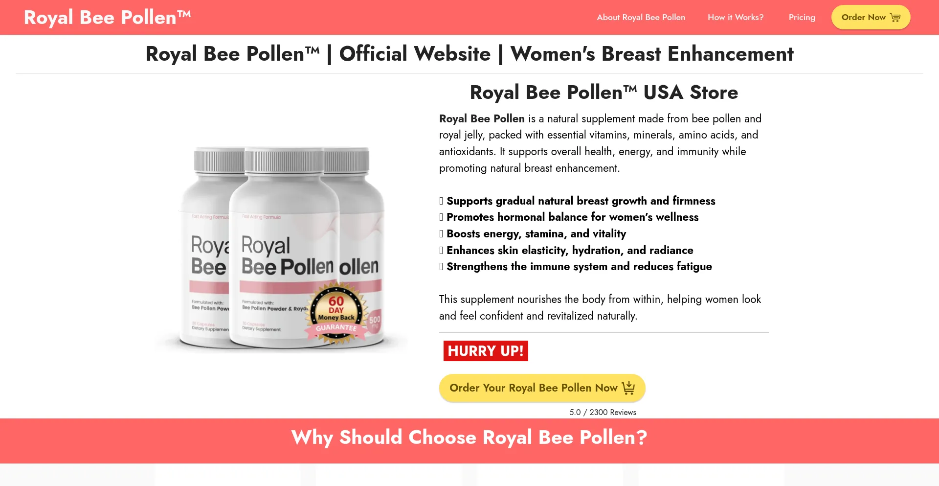 ¿És Seguro y Confiable Eng-royalbeepollen.com?