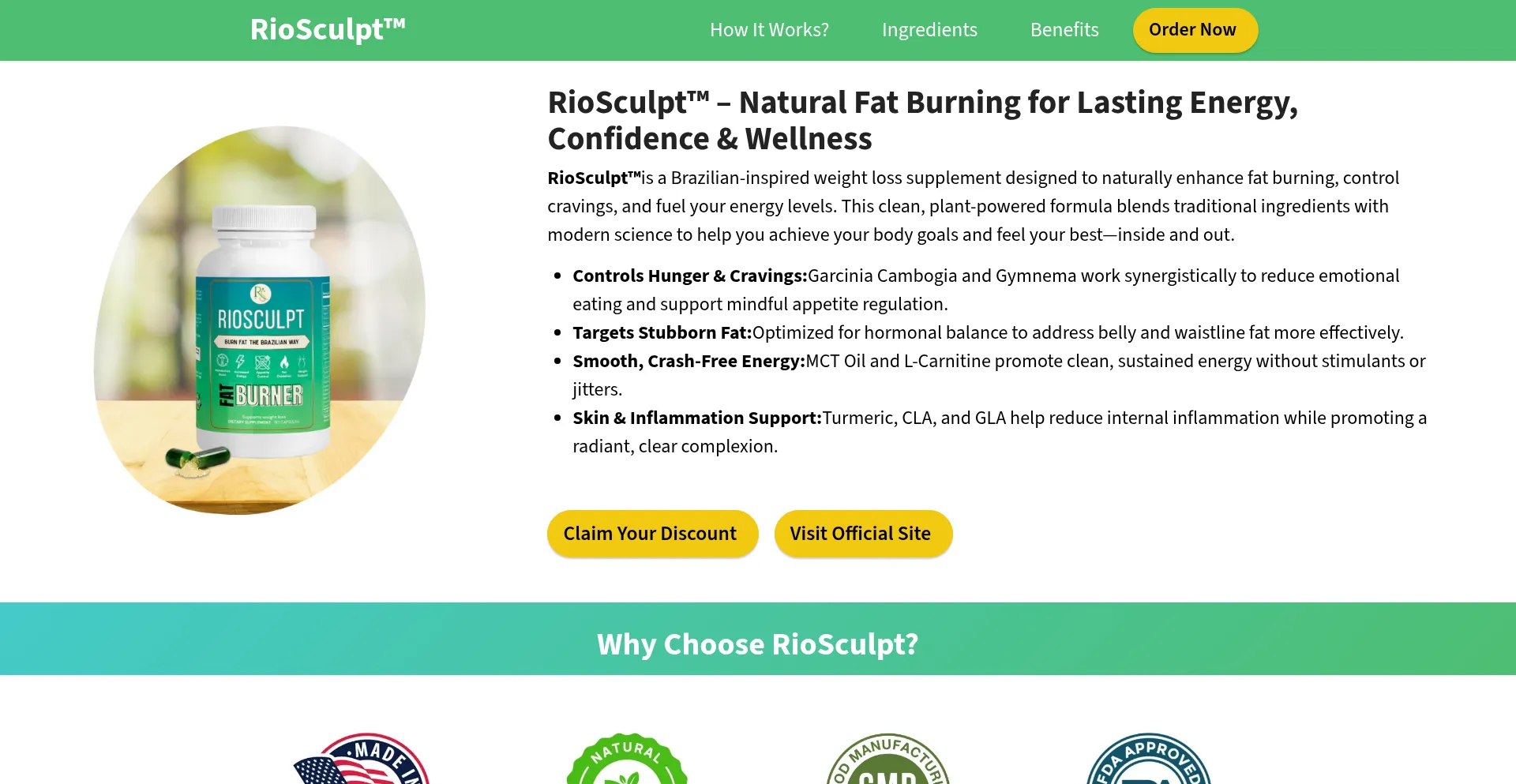 Website screenshot of Eng-usa-riosculpt.com