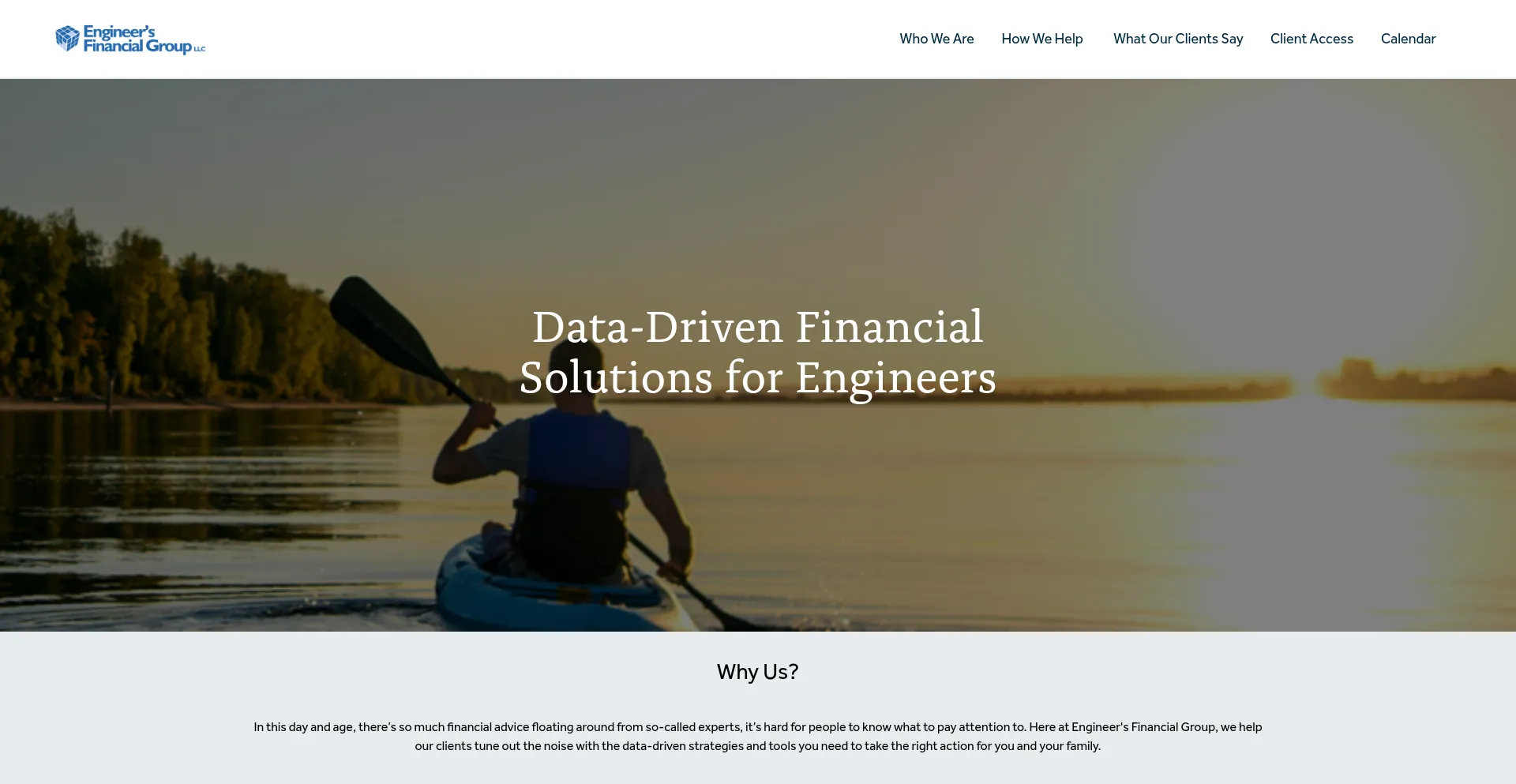 Website screenshot of Engineers-fg.com