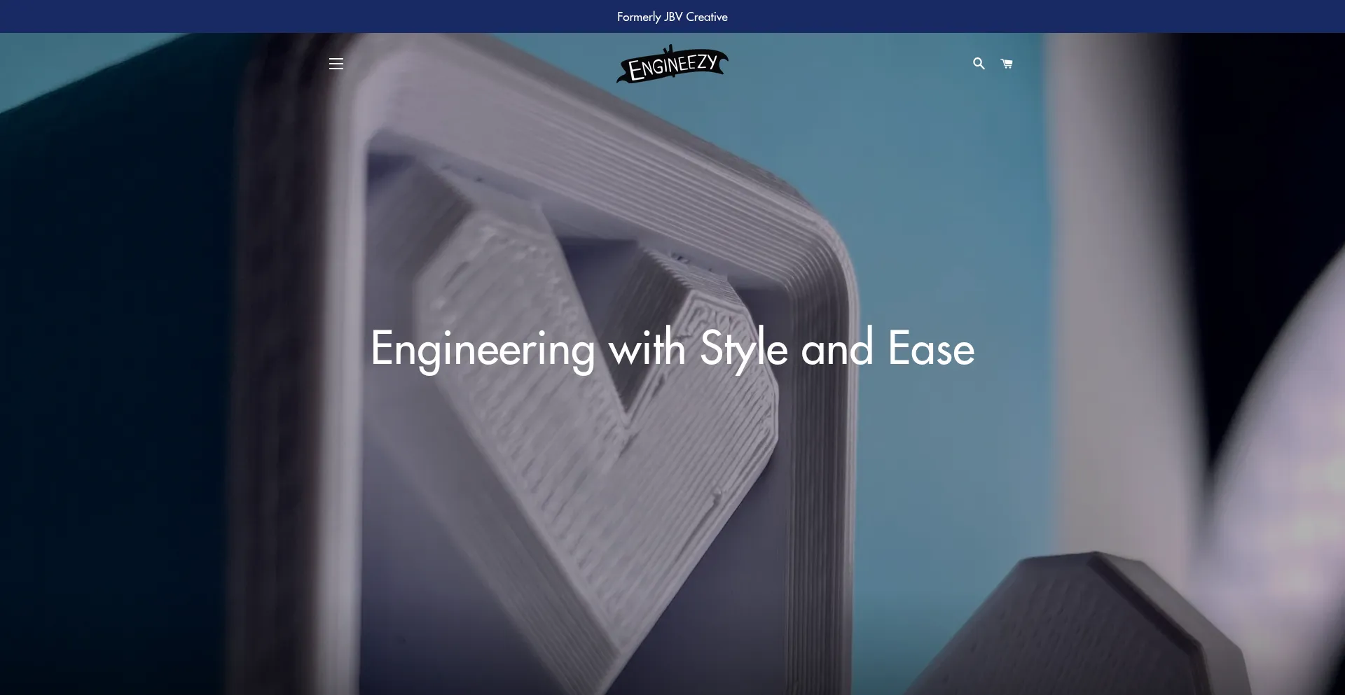 Website screenshot of Engineezy.com