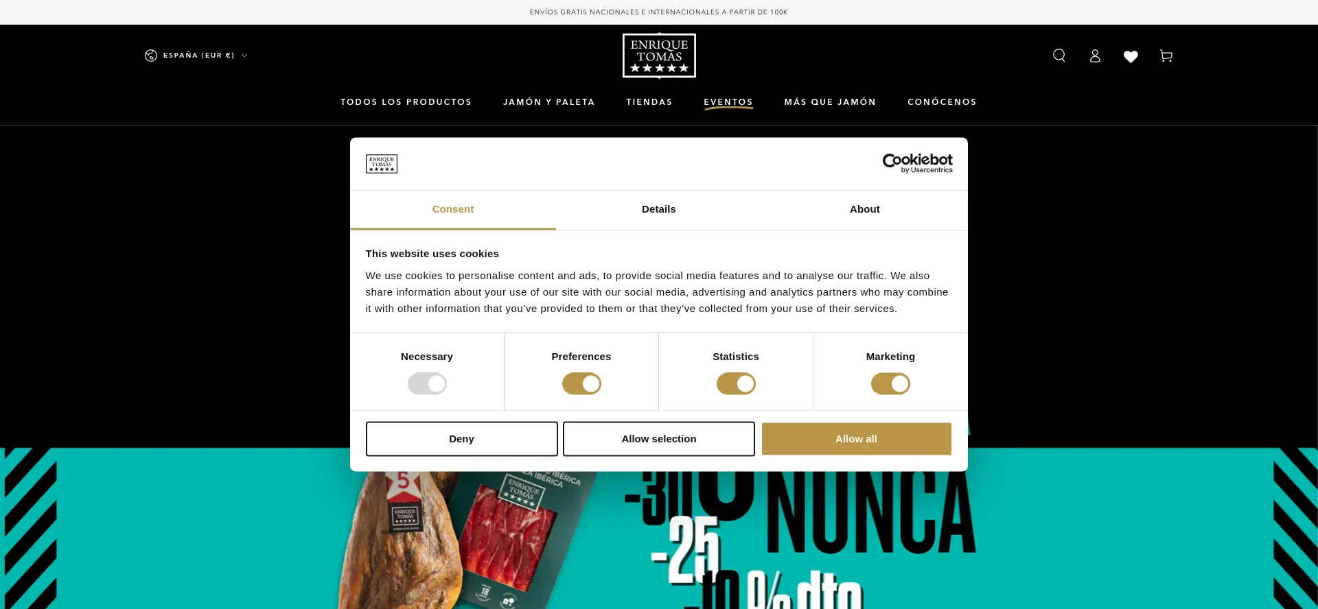 Enriquetomas.com Screenshot