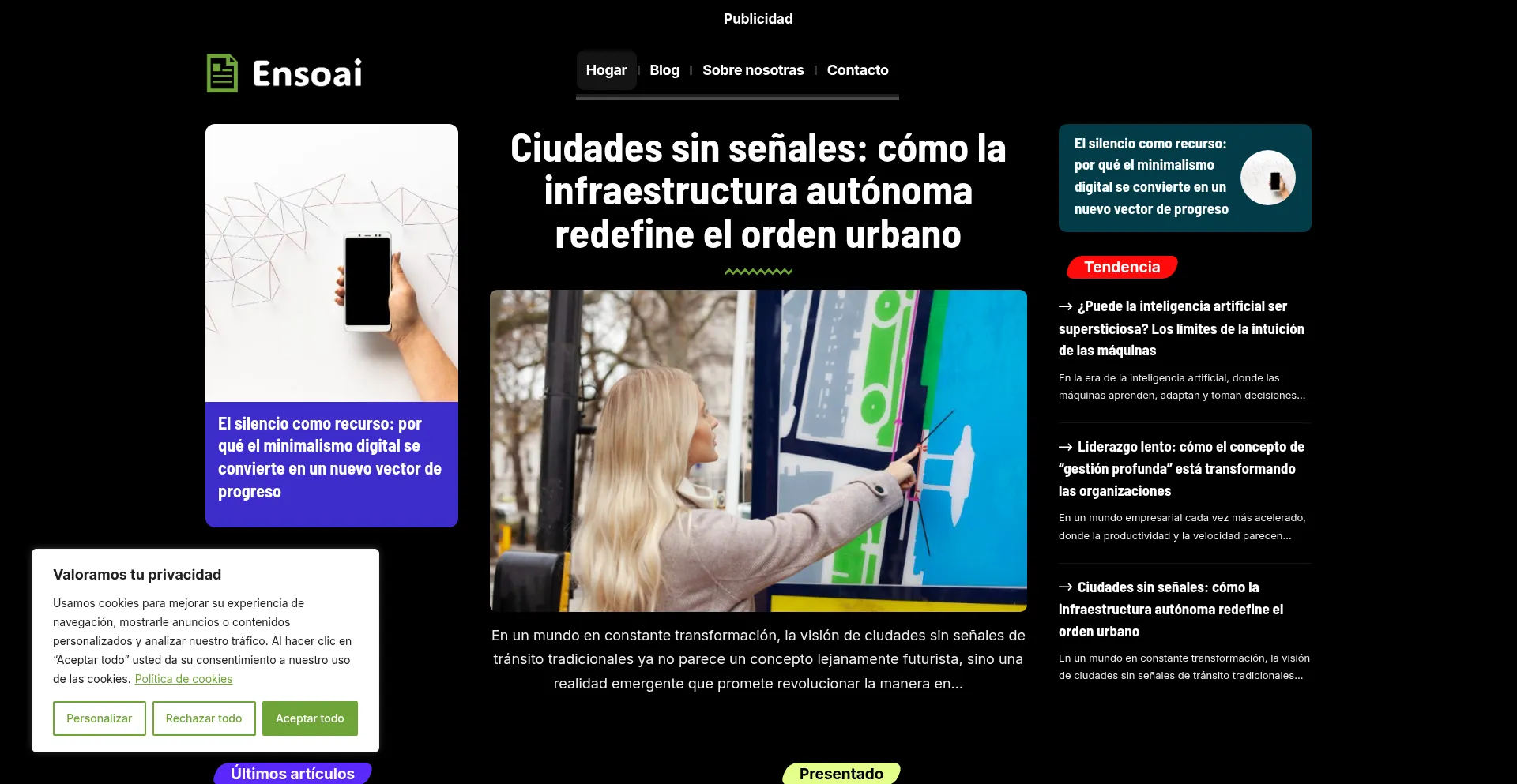 ¿És Seguro y Confiable Ensoai.org?