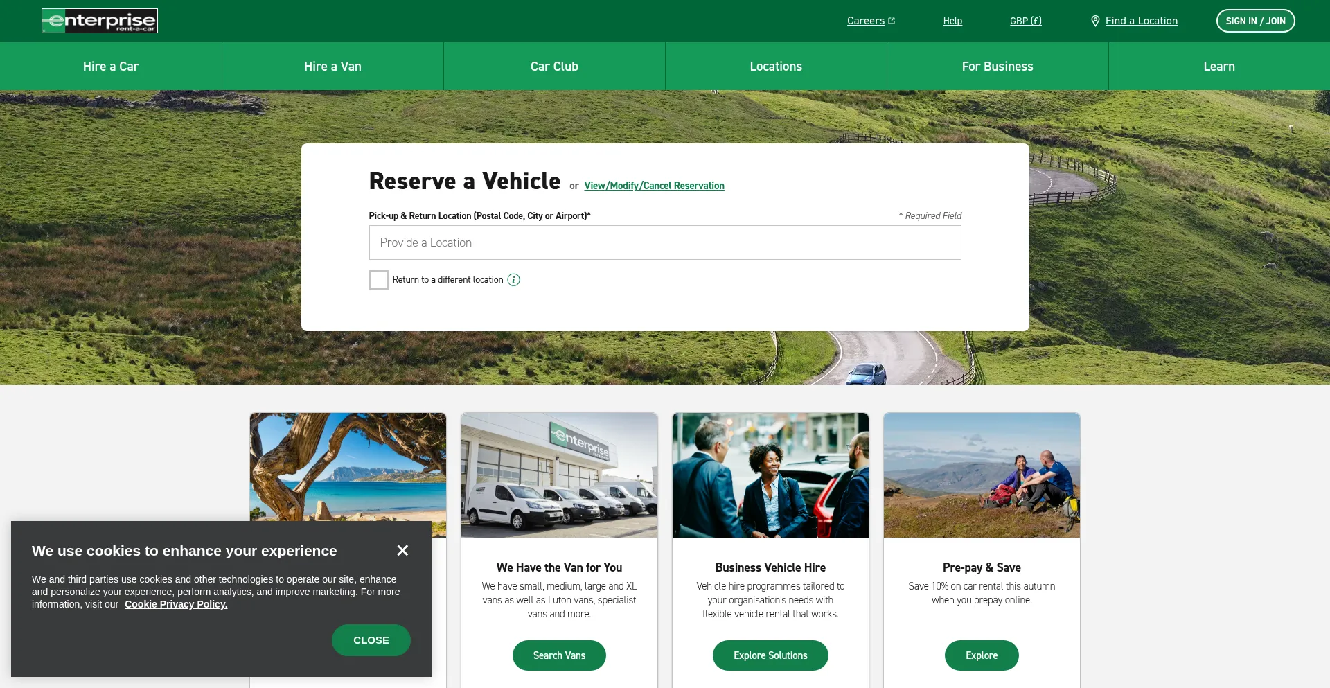 Enterprice.co.uk Screenshot