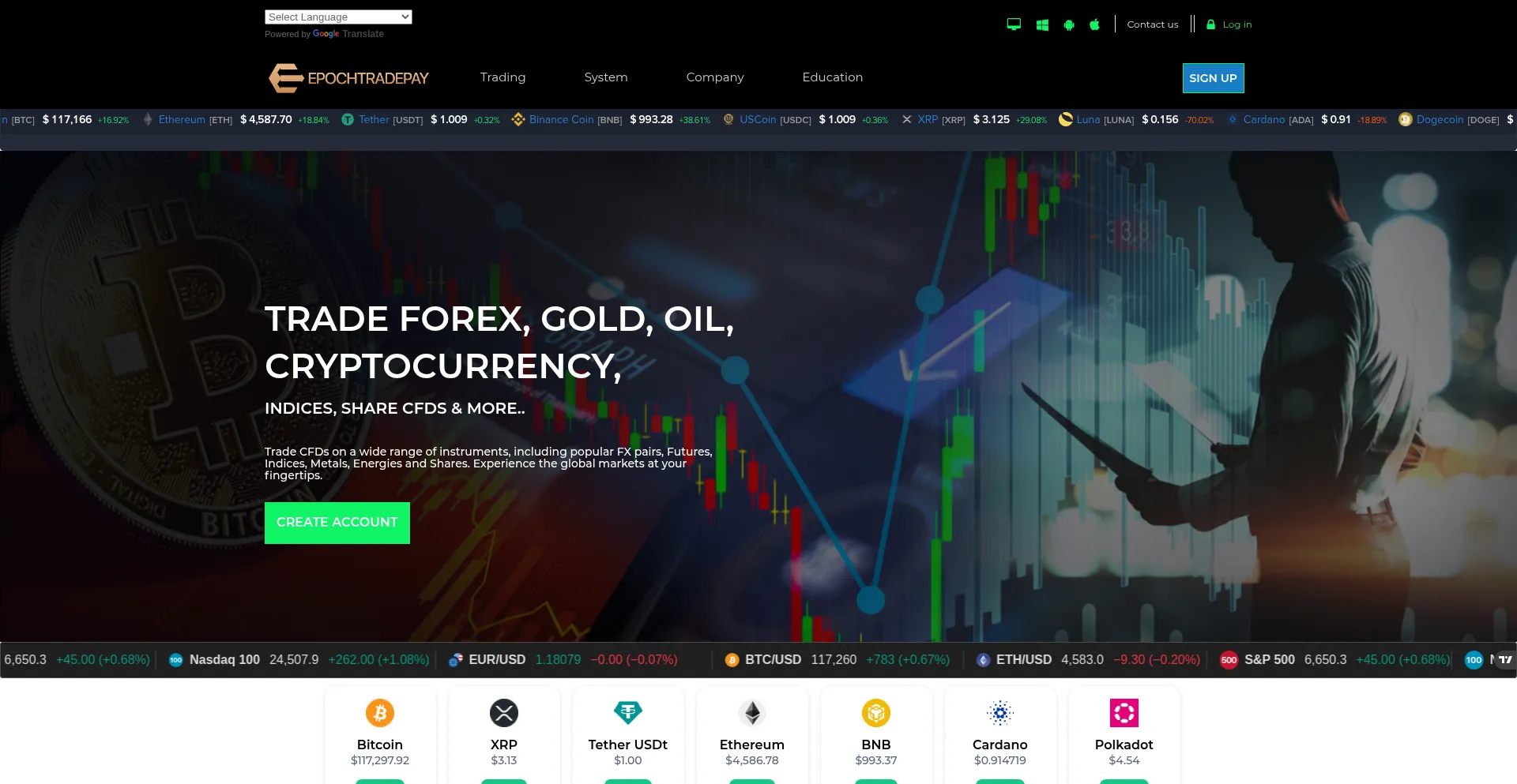 ¿És Seguro y Confiable Epochtradepay.com?