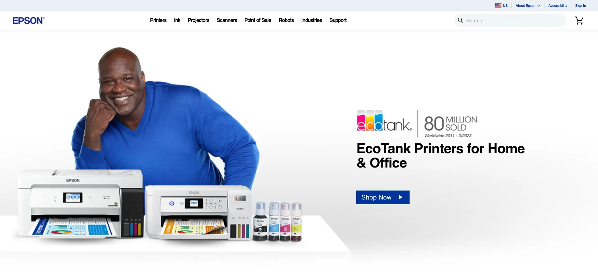 Epson.com Screenshot