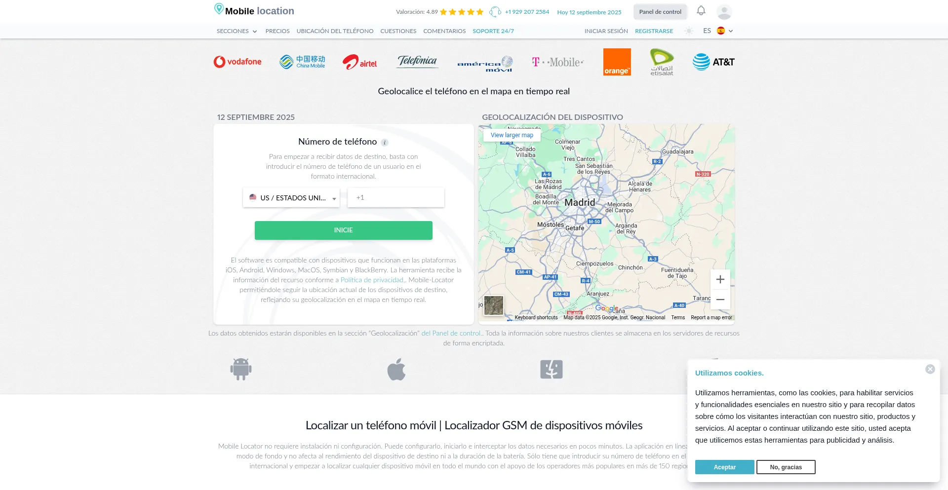 ¿És Seguro y Confiable Es.mobile-location.com?