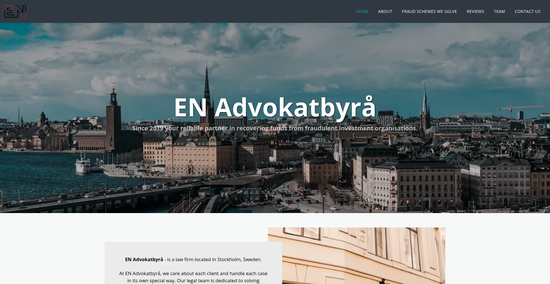 Website screenshot of Esnorrmburo.com