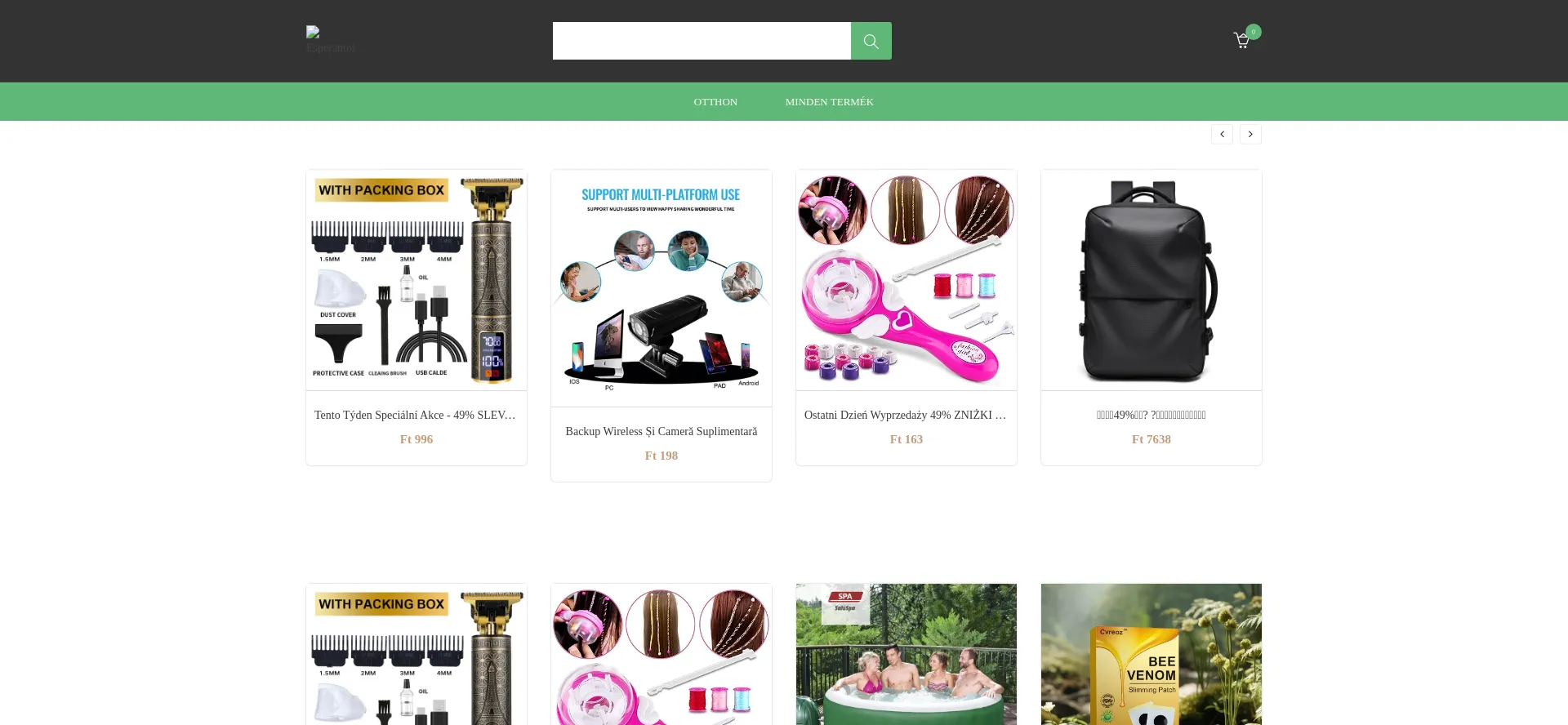 Website screenshot of Esperantoly.com