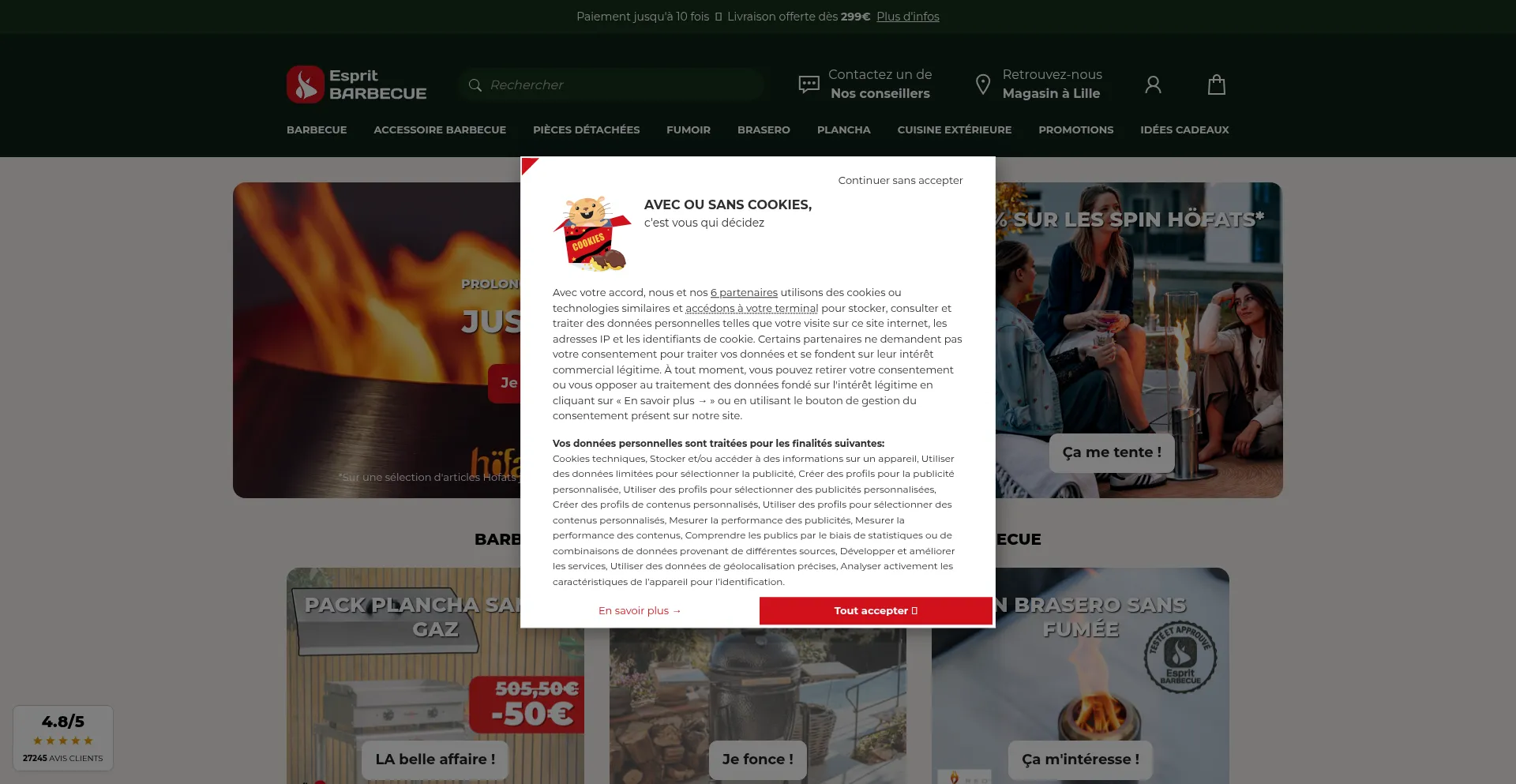 ¿És Seguro y Confiable Esprit-barbecue.fr?