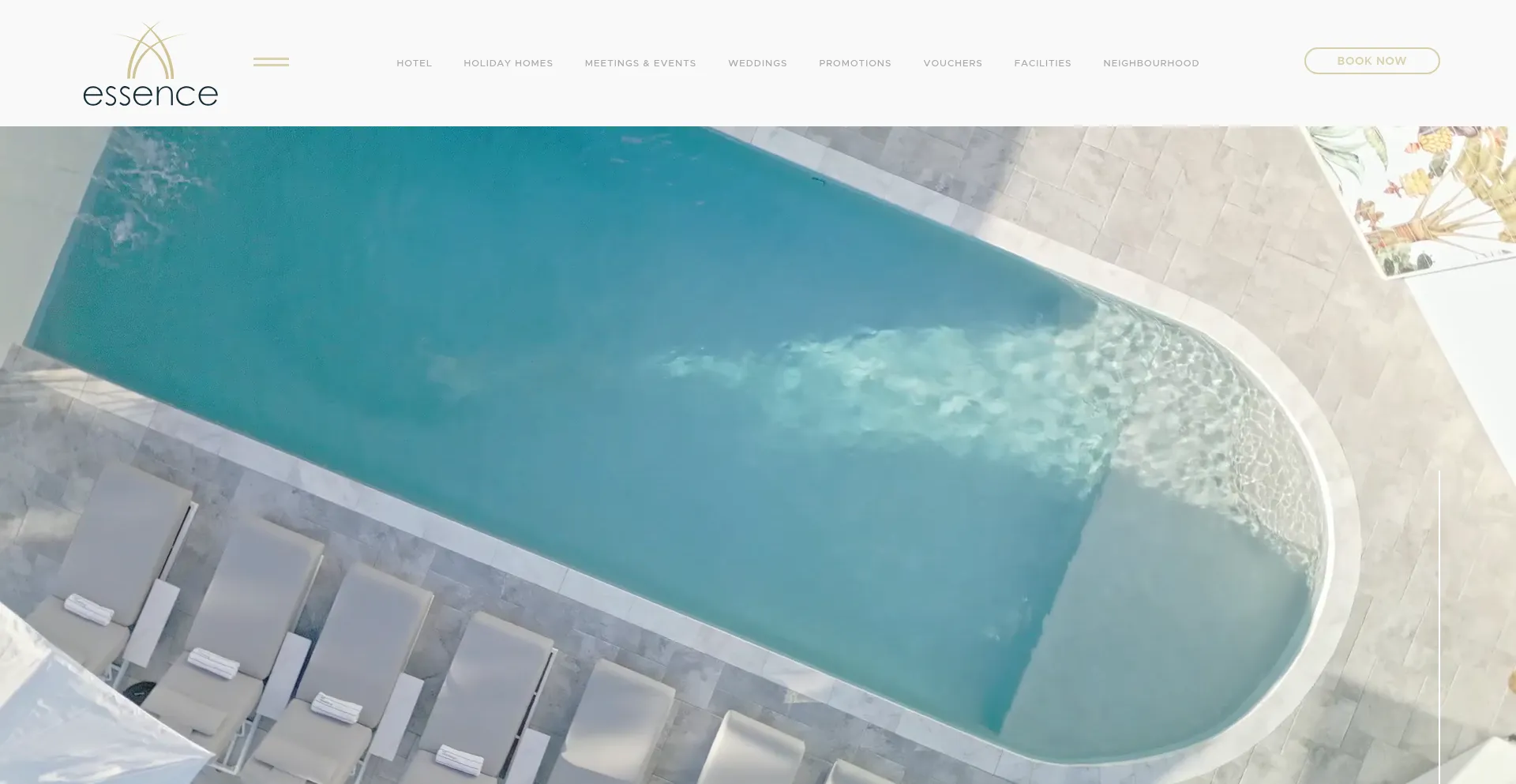 Website screenshot of Essenceperegianbeach.com.au