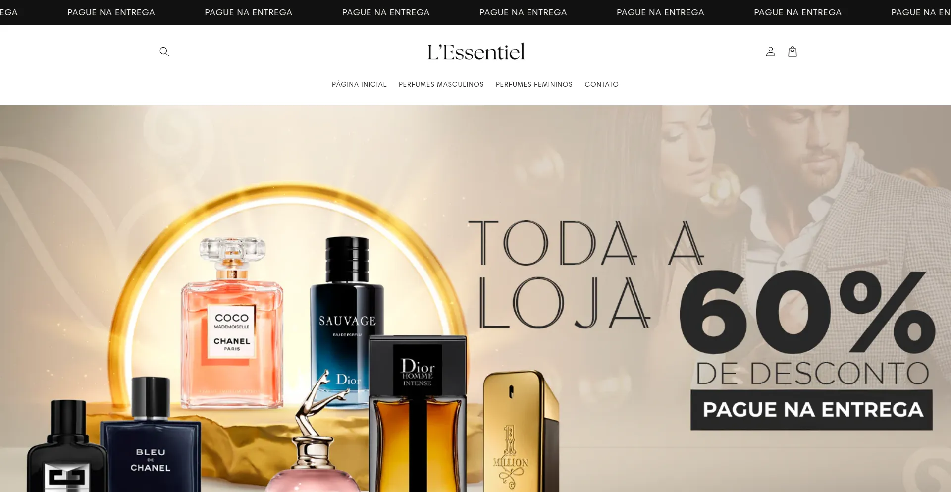 Website screenshot of Essenciaspt.shop