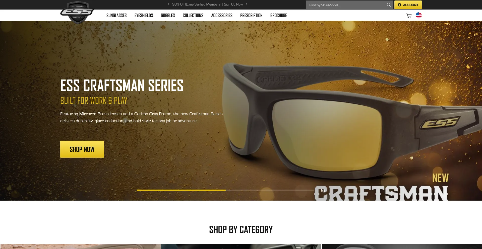 Website screenshot of Esseyepro.com
