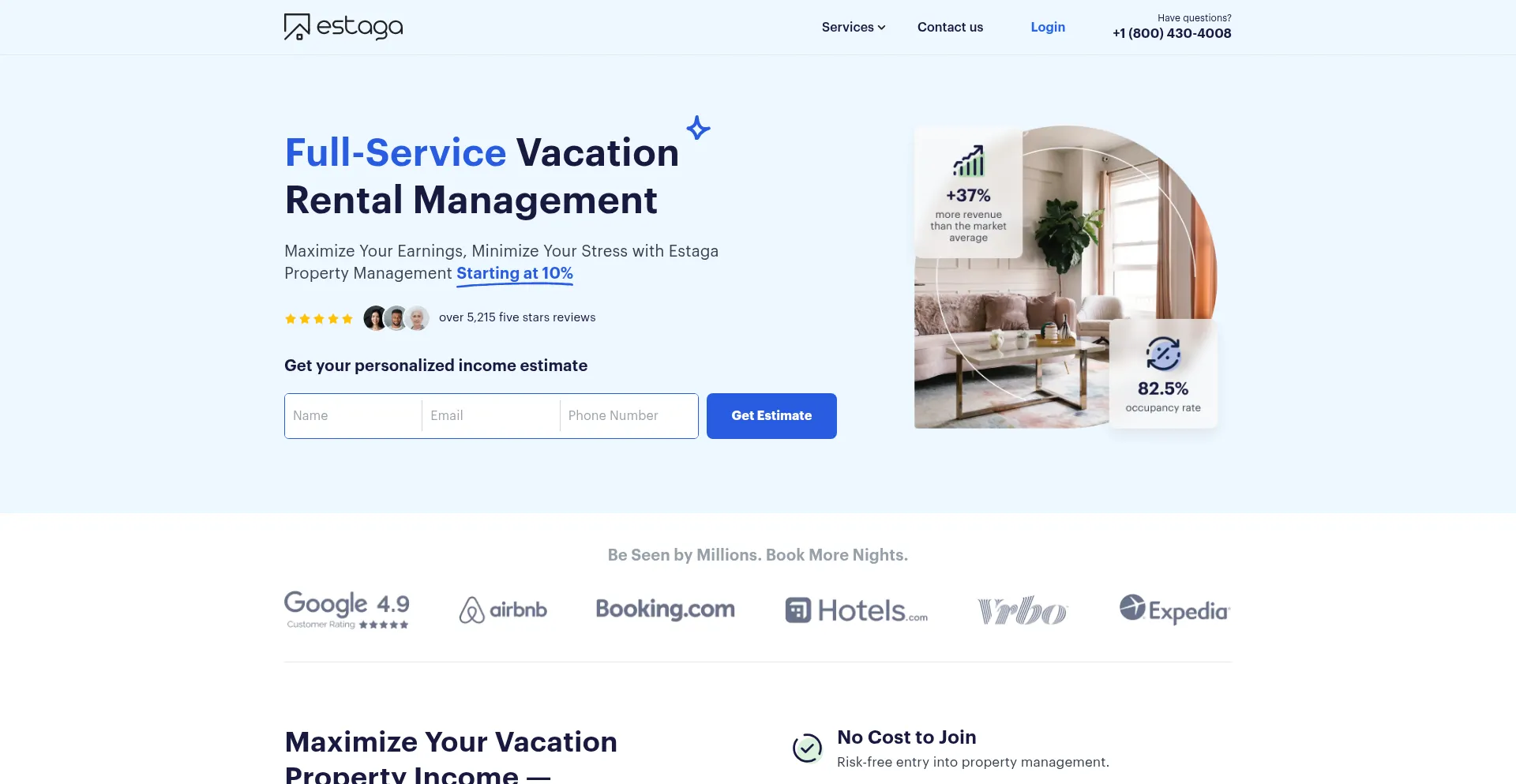 Estaga.com Screenshot