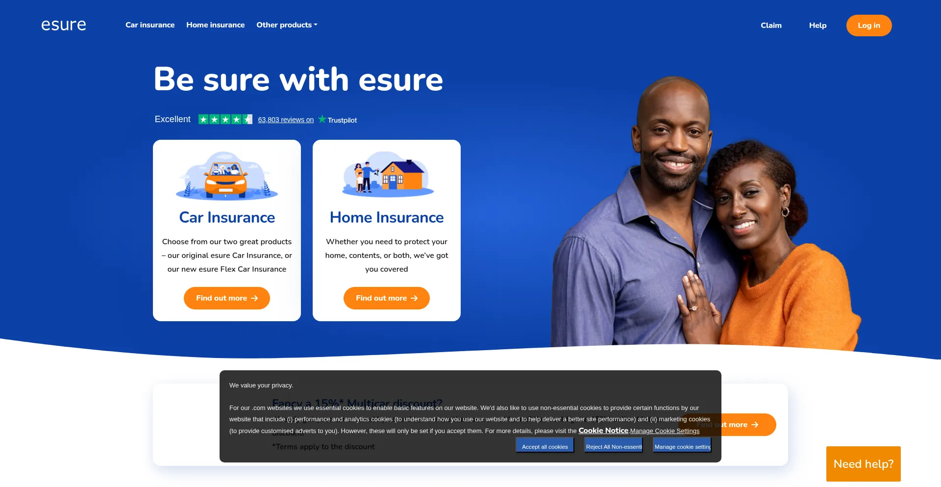 Esure.com Screenshot