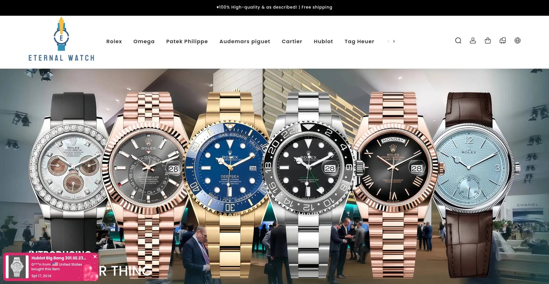¿És Seguro y Confiable Eternal-watch.com?