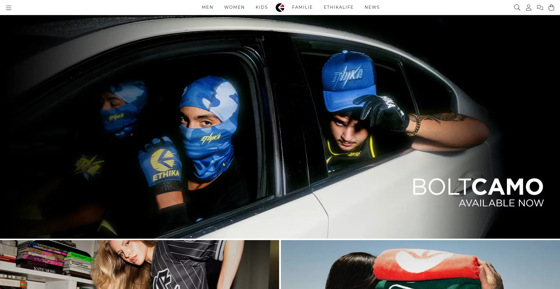 Ethika.com Screenshot