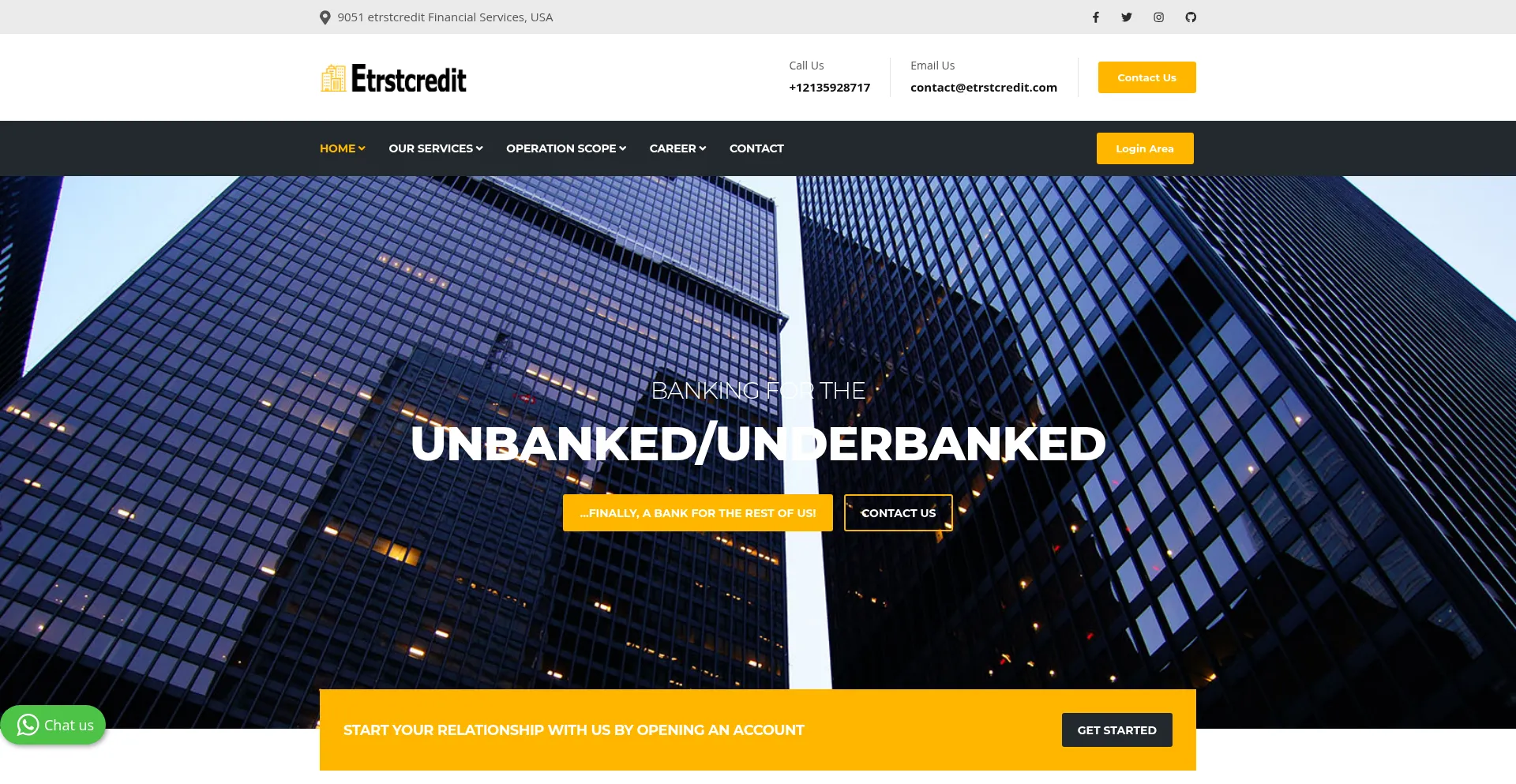 Etrstcredit.com Screenshot