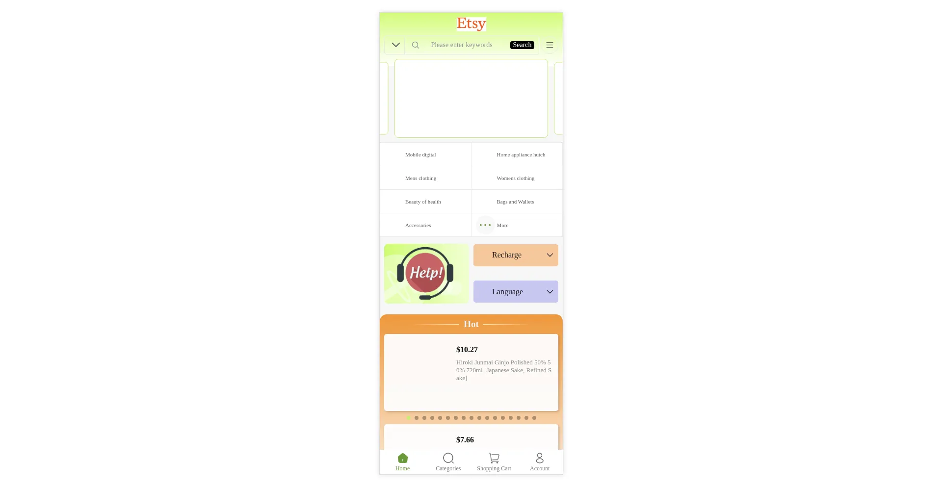 Website screenshot of Ets-us.store