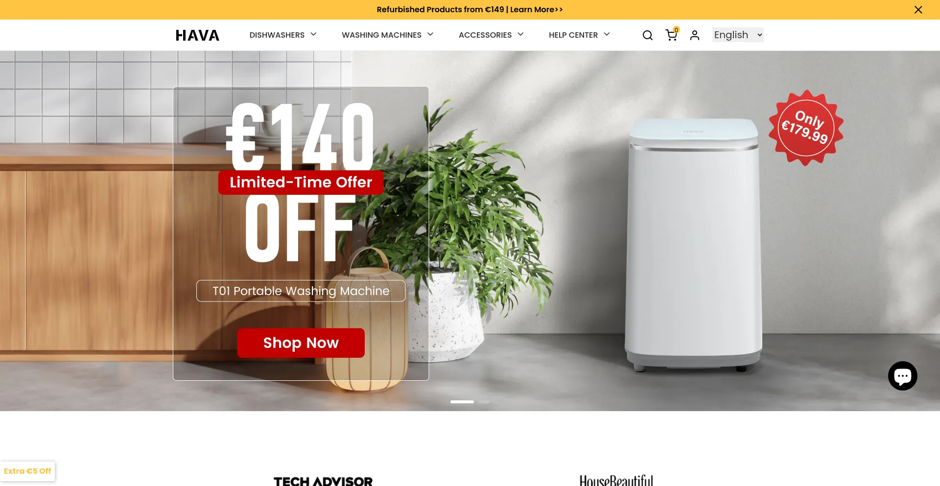 Website screenshot of Eu.havalab.com