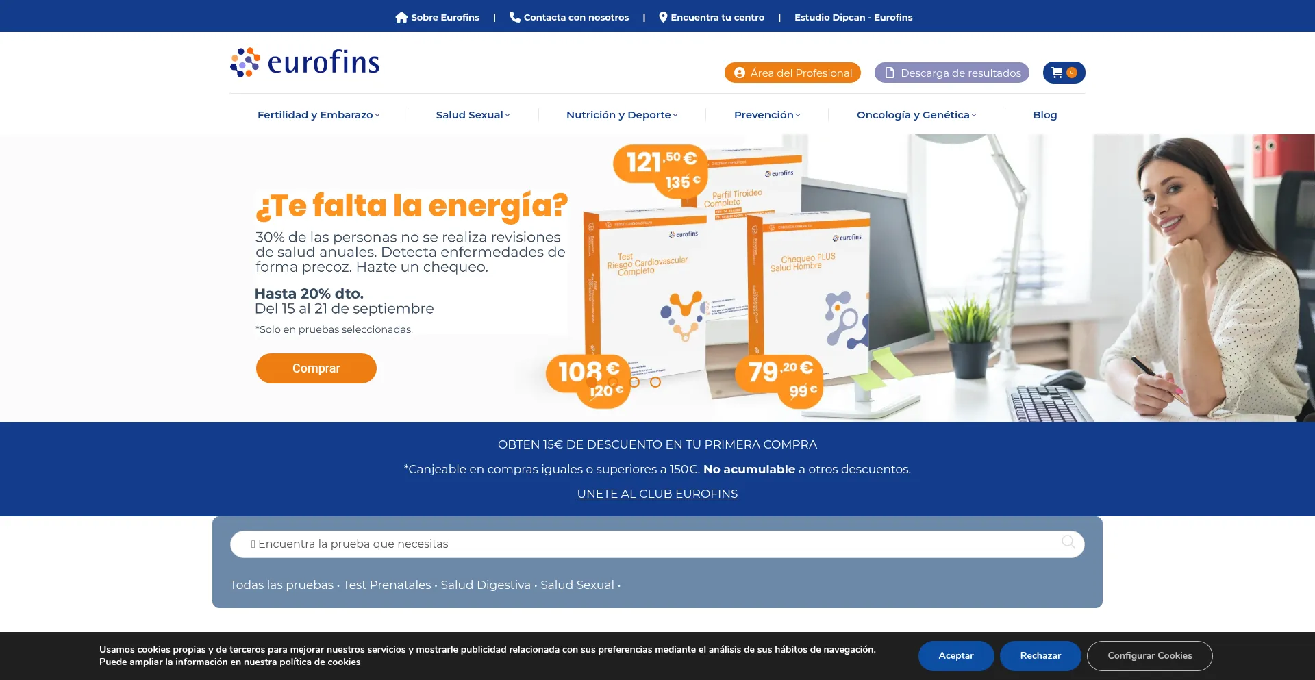 ¿És Seguro y Confiable Eurofins-megalab.com?