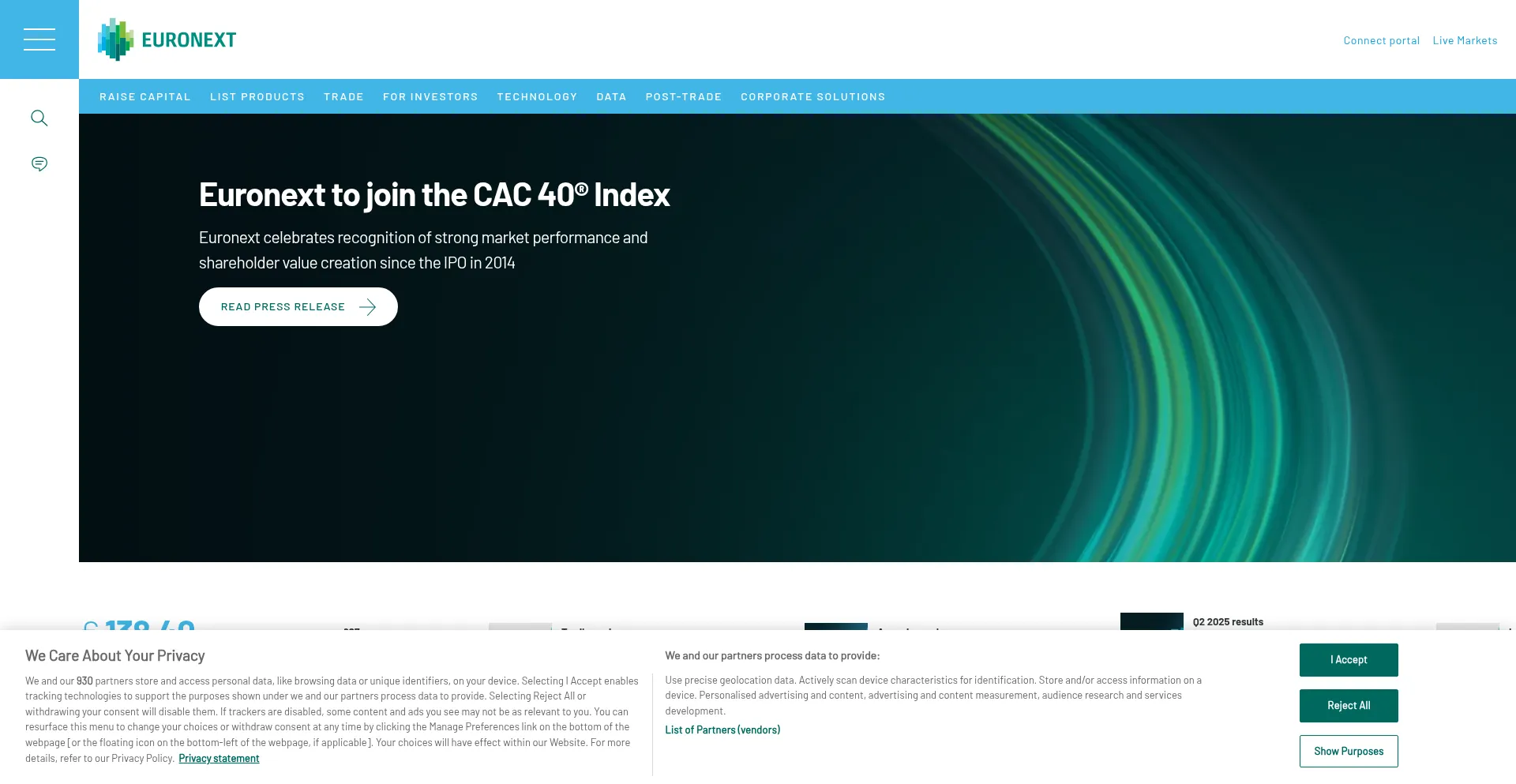 ¿És Seguro y Confiable Euronext.com?