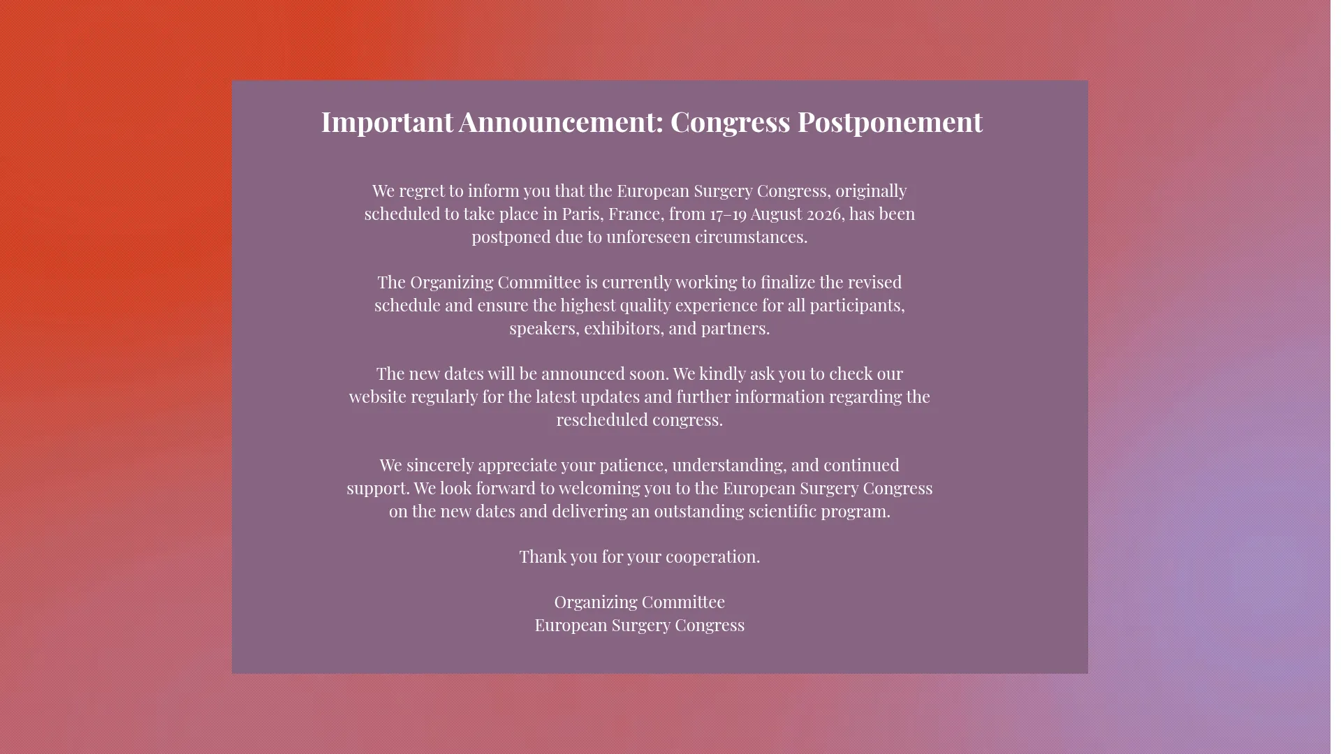 Eurosurgerycongress.org