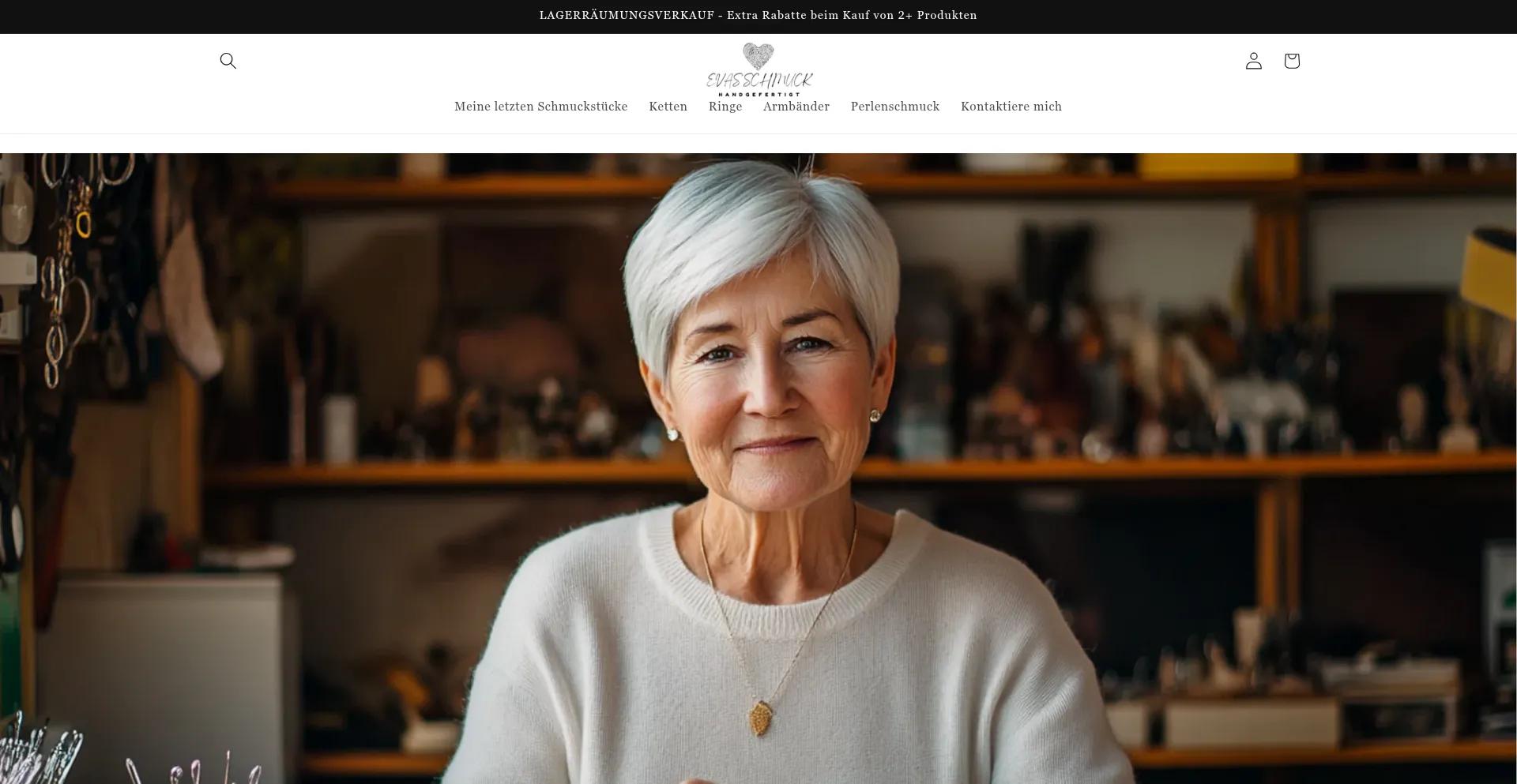 Website screenshot of Evas-schmuck.com
