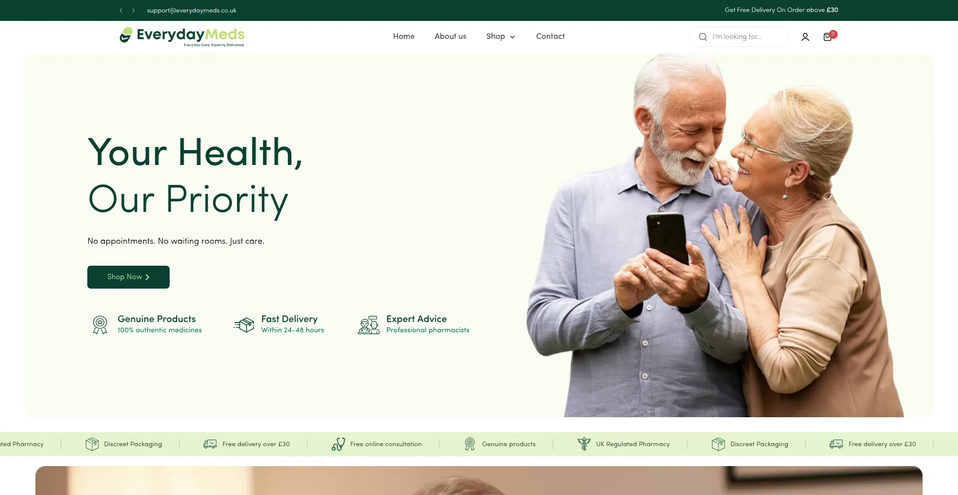 ¿És Seguro y Confiable Everydaymeds.co.uk?