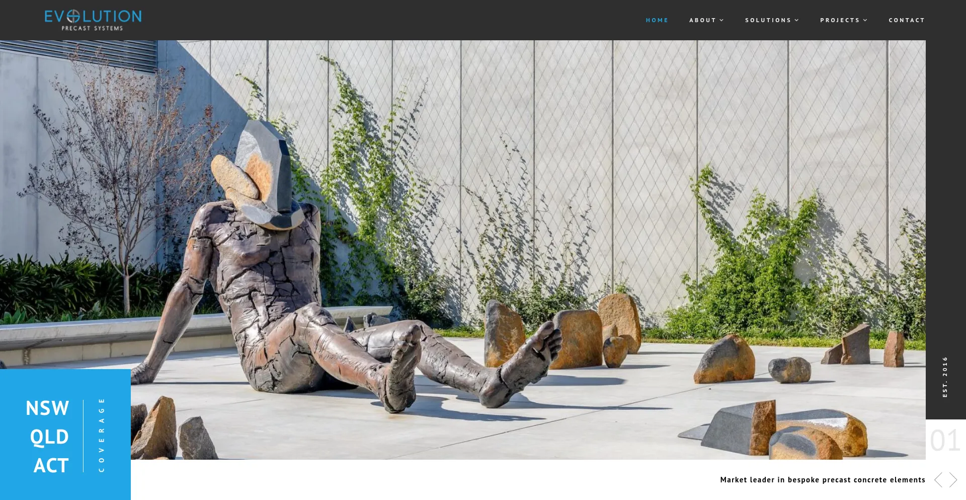 Evolutionprecast.com.au Screenshot