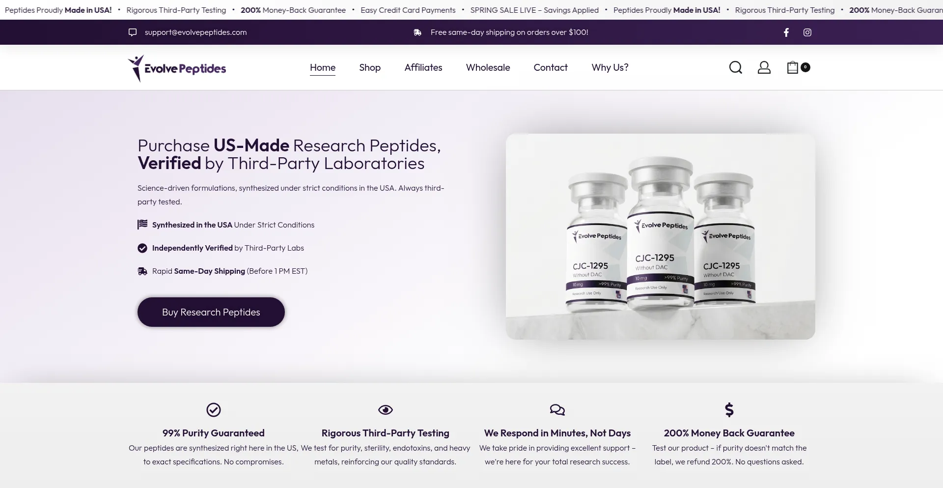 Evolvepeptides.com