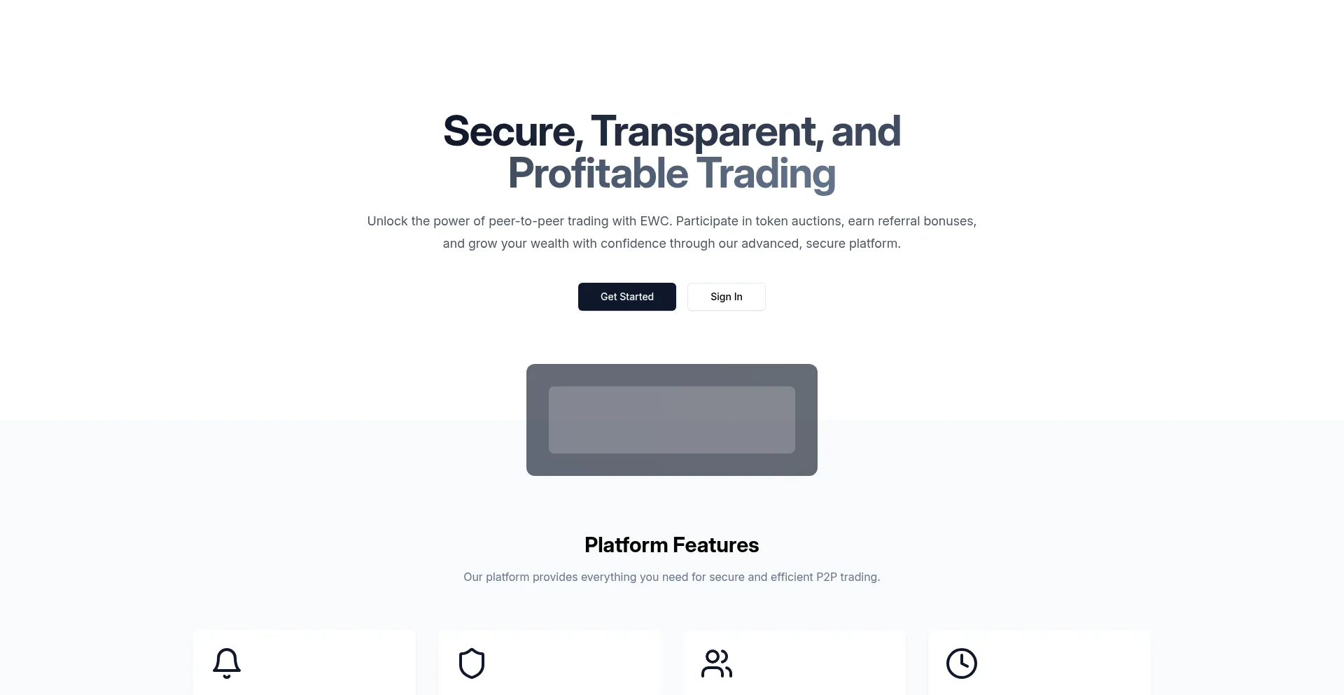 Website screenshot of Ewealthauction.com