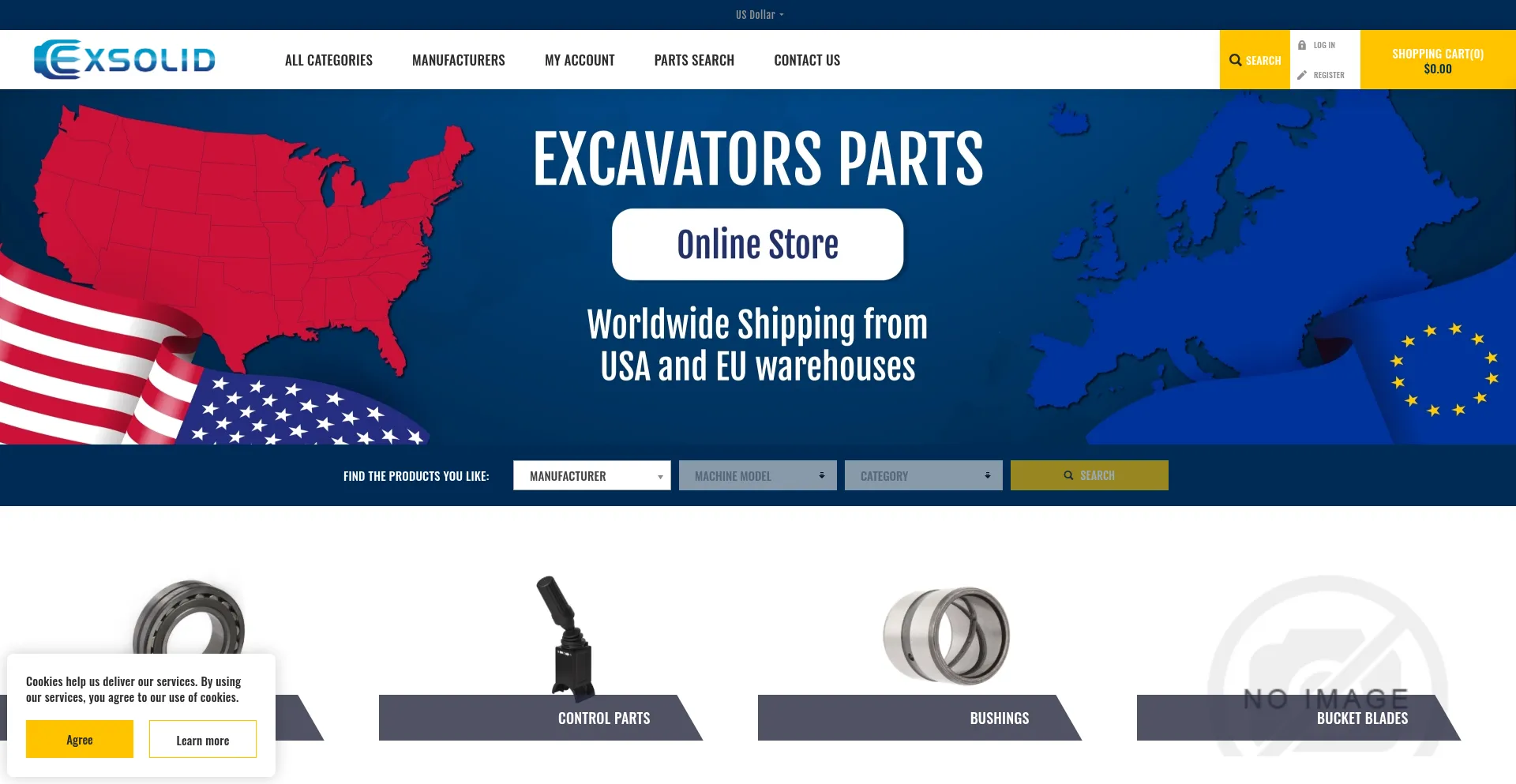 ¿És Seguro y Confiable Excavators-parts.com?