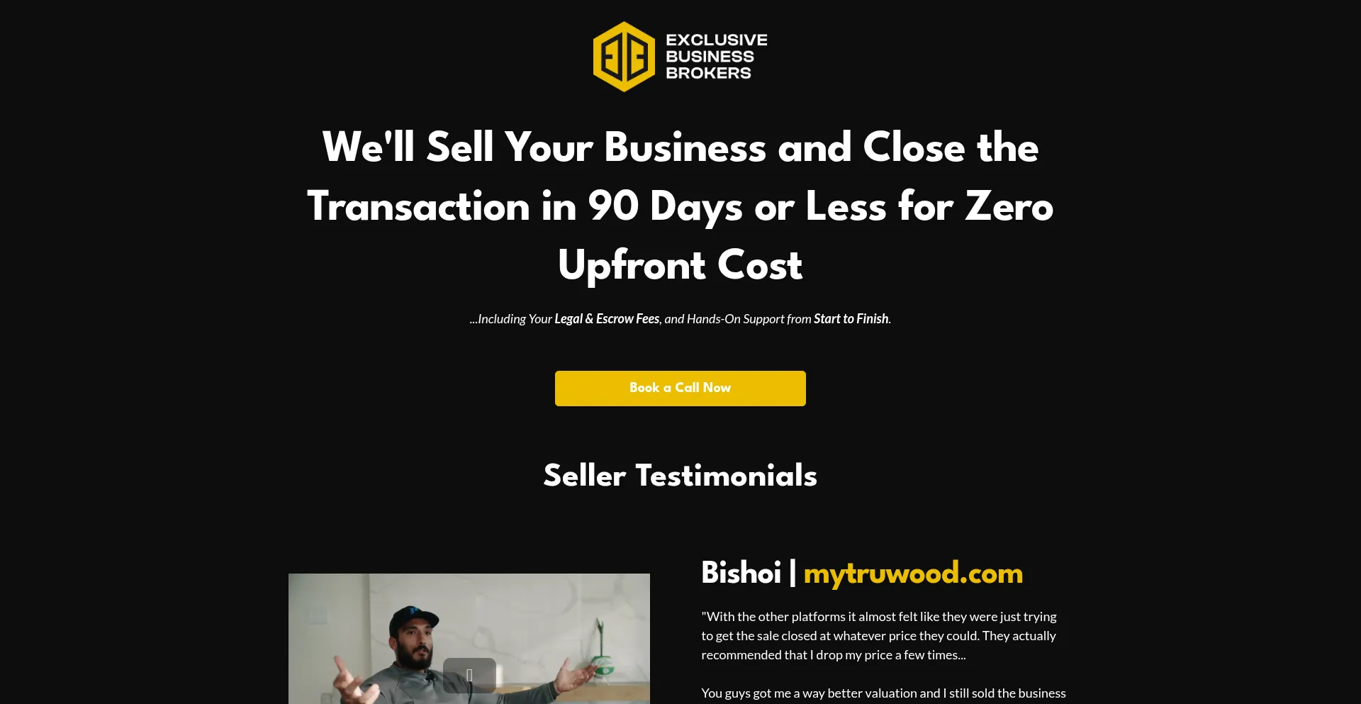 ¿És Seguro y Confiable Exclusivebusinessbrokers.com?