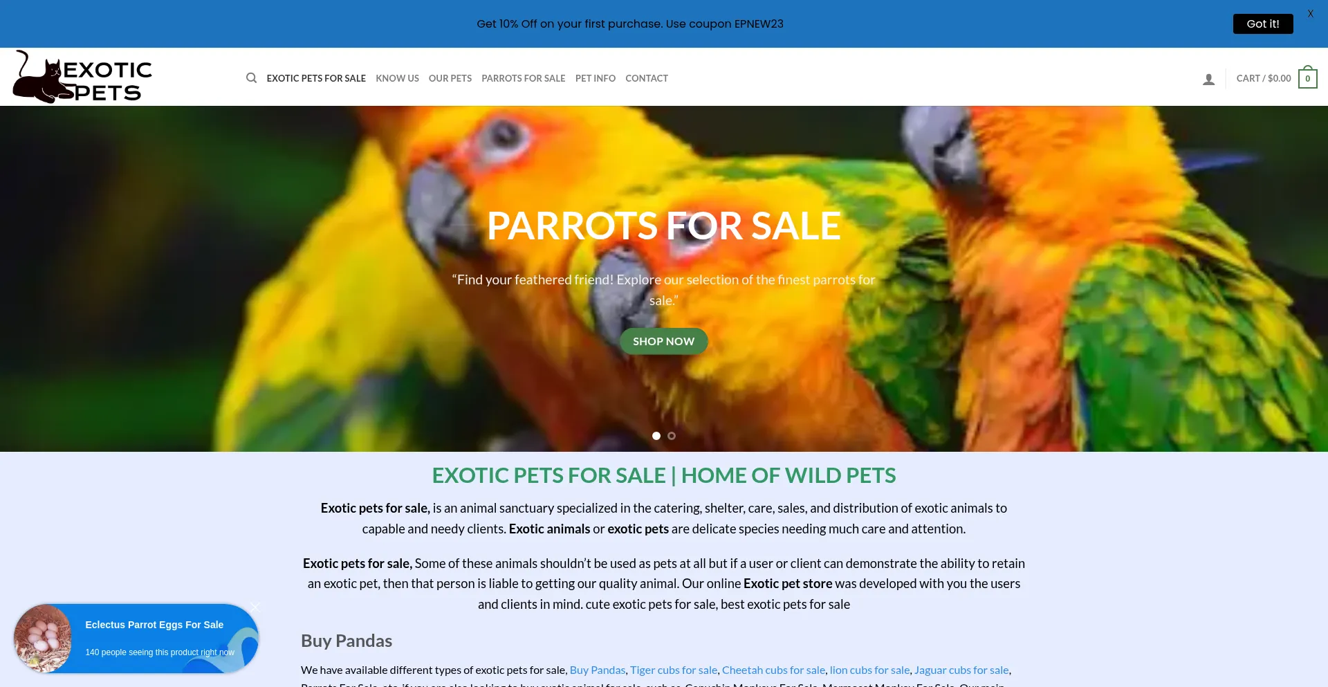 Exoticpetforsaleonline.com