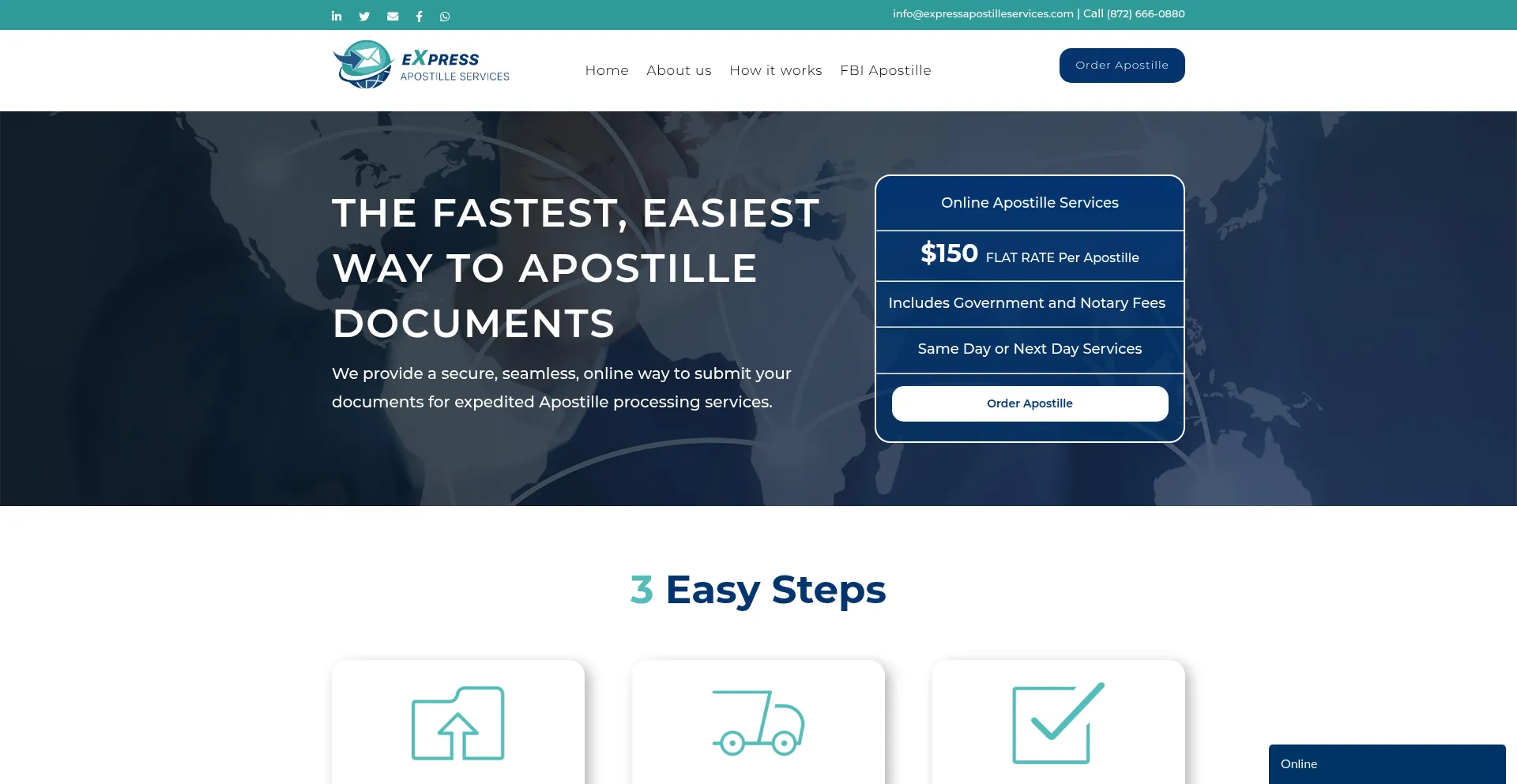 ¿És Seguro y Confiable Expressapostilleservices.com?