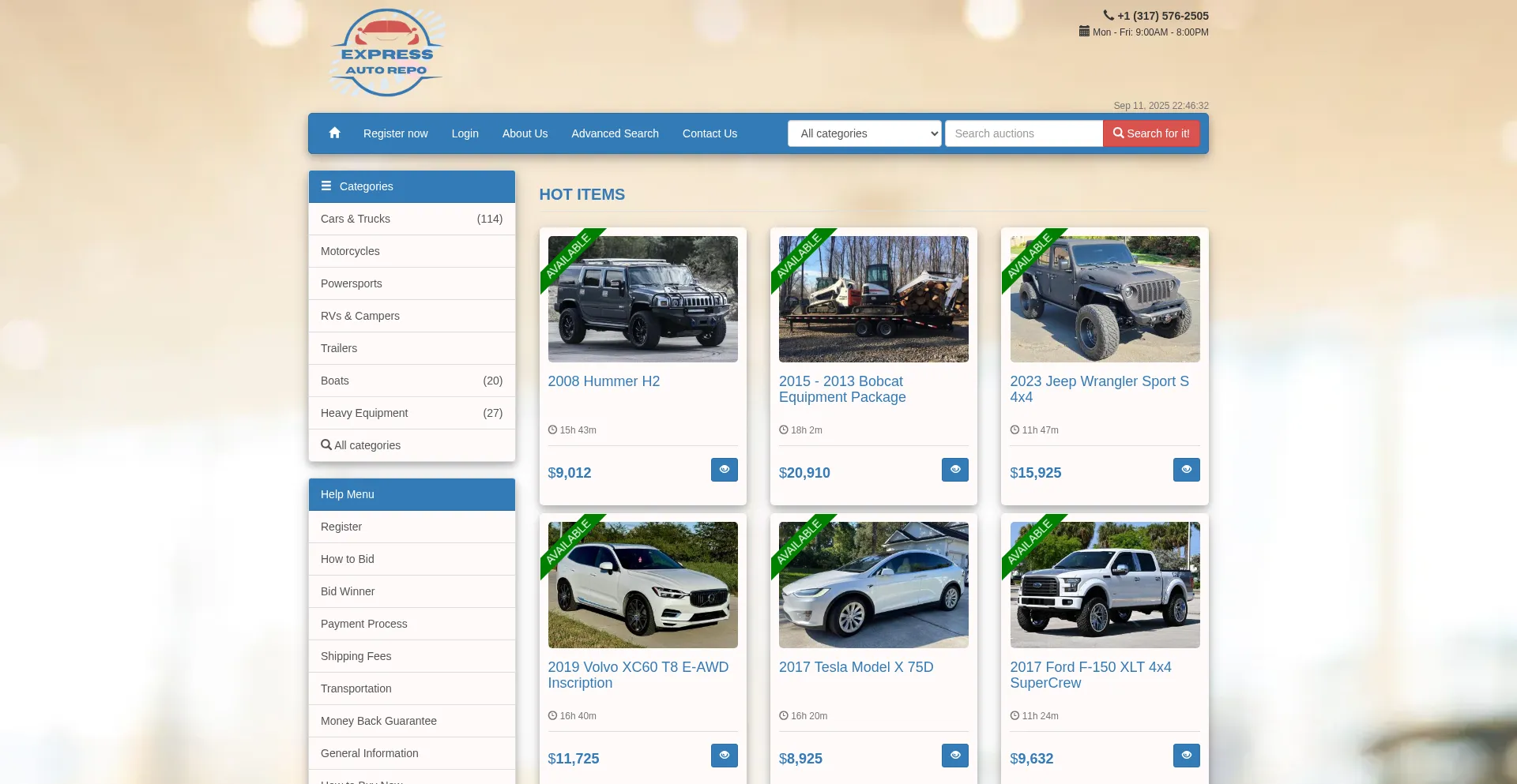 ¿És Seguro y Confiable Expressautorepo.com?