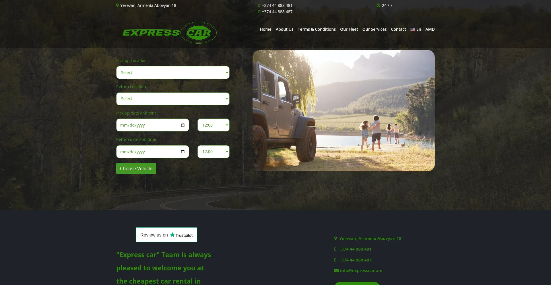 Expresscar.am Screenshot