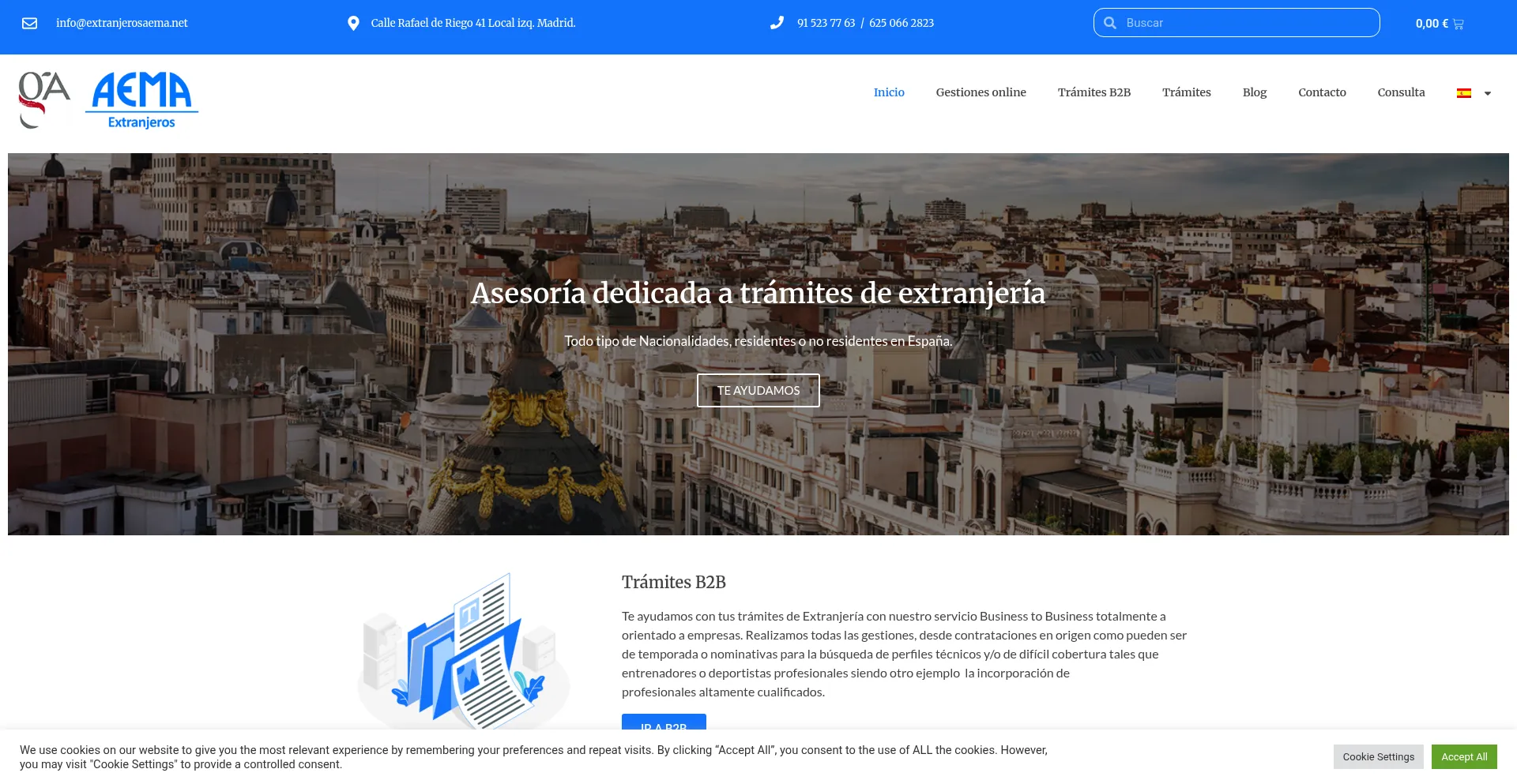 ¿És Seguro y Confiable Extranjerosaema.com?