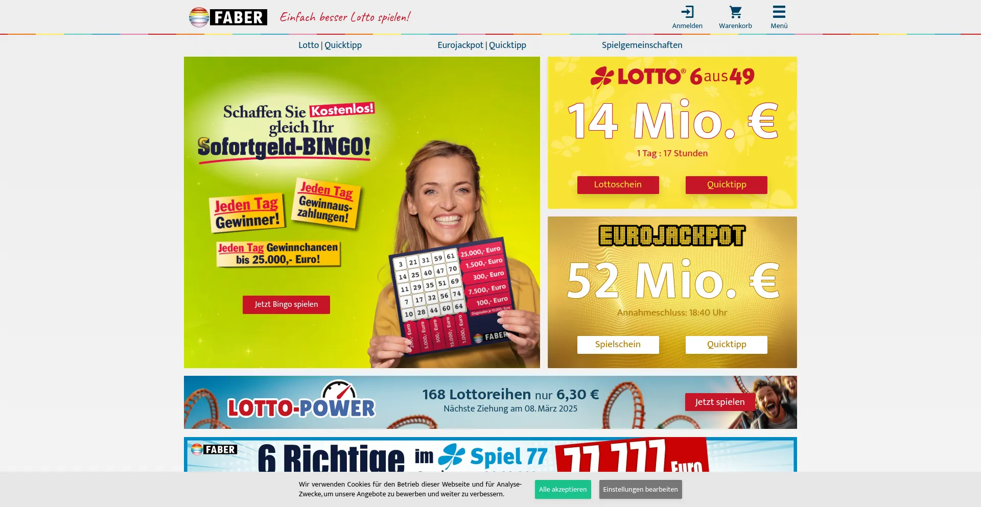 Faber.de Screenshot