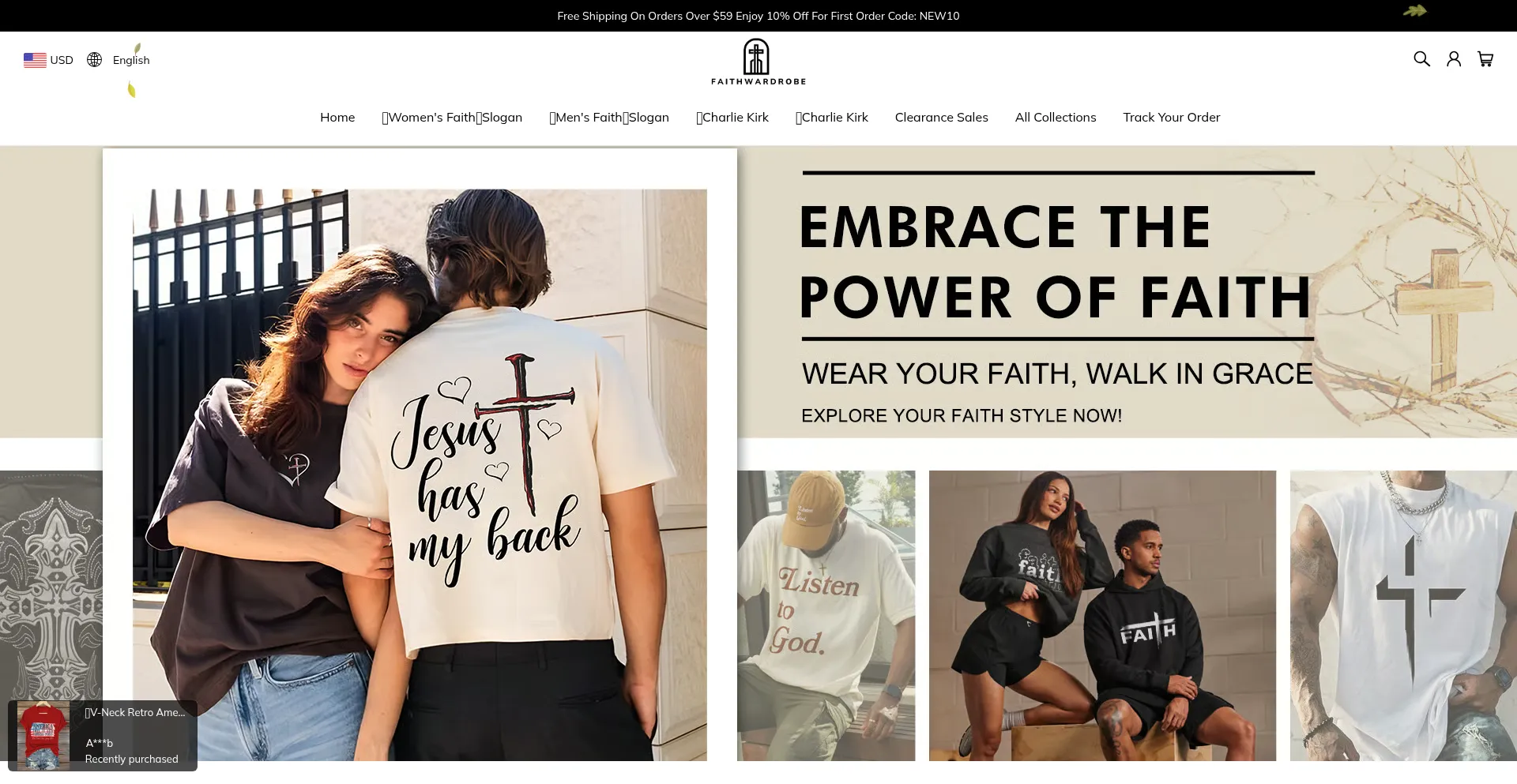 ¿És Seguro y Confiable Faithwardrobe.com?