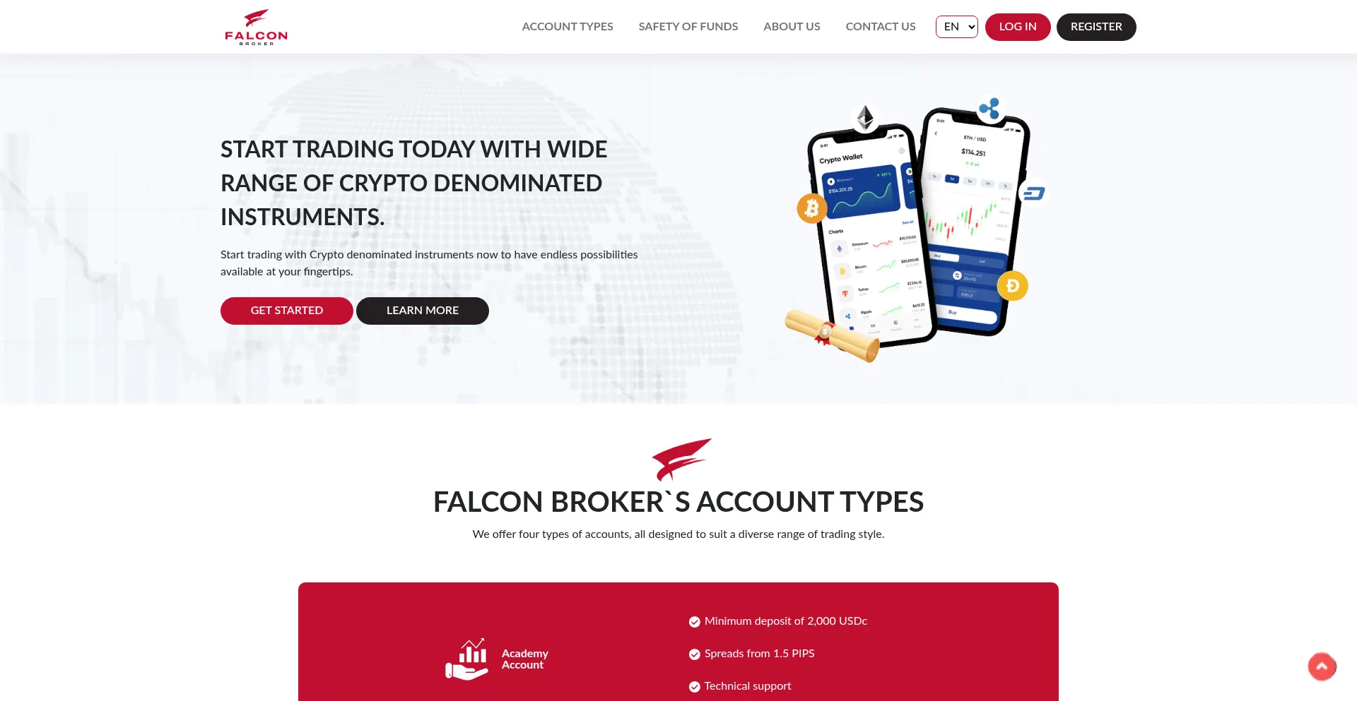 Falcon.broker Screenshot