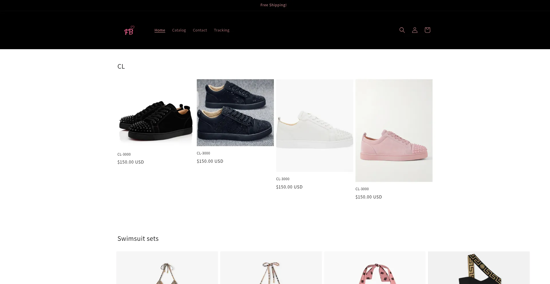Website screenshot of Fantasmaboutique.com