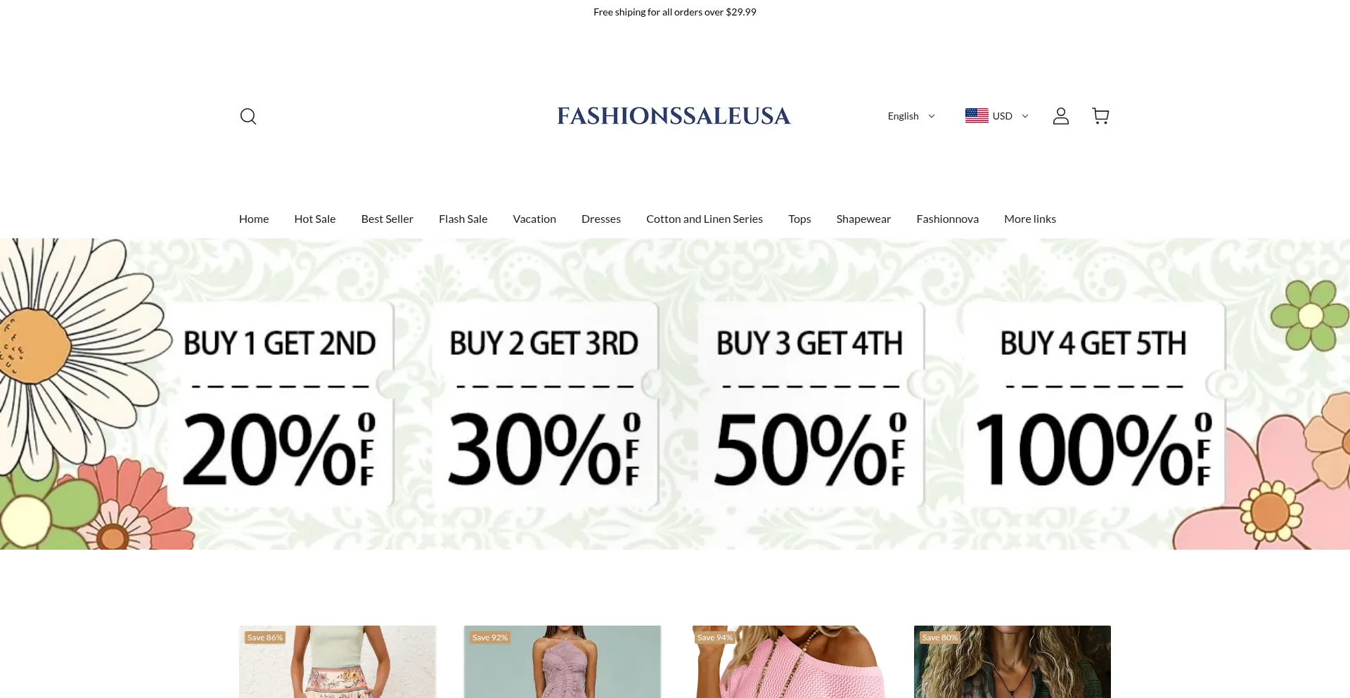 ¿És Seguro y Confiable Fashionssaleusa.com?